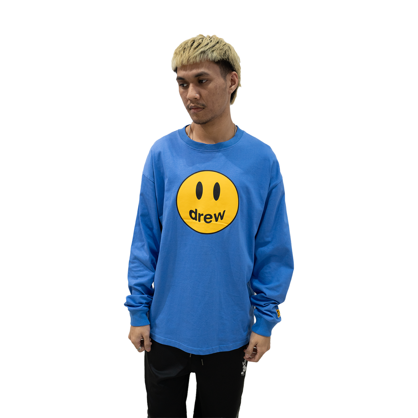 Drew House Mascot Long Sleeve Tee Blue (SS21)