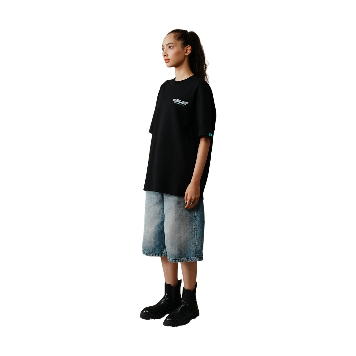 EGLAF Basic Triangle Logo Tee Black (SS25)