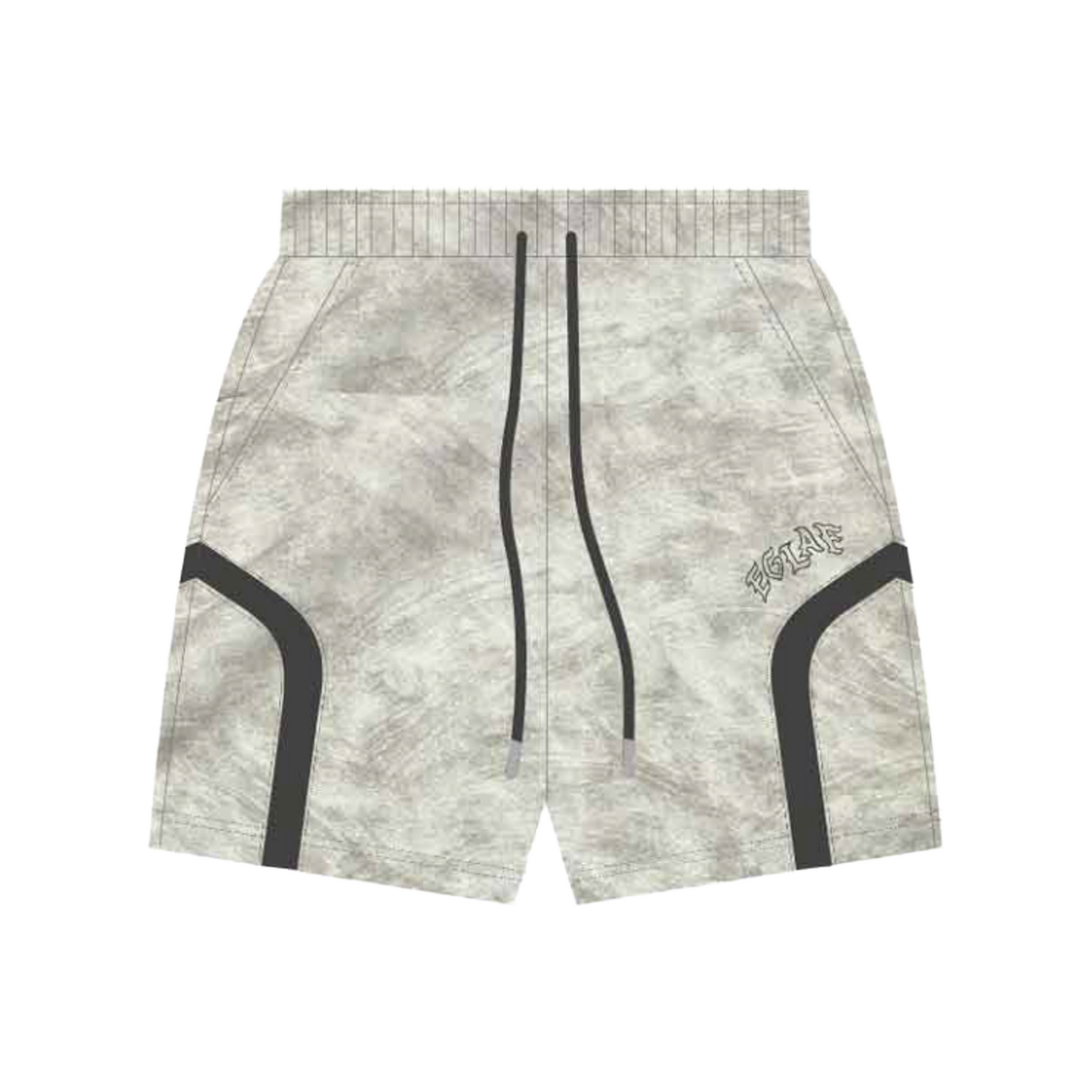 EGLAF Sculpta EG Marbre Casual Shorts Grey (SS25)