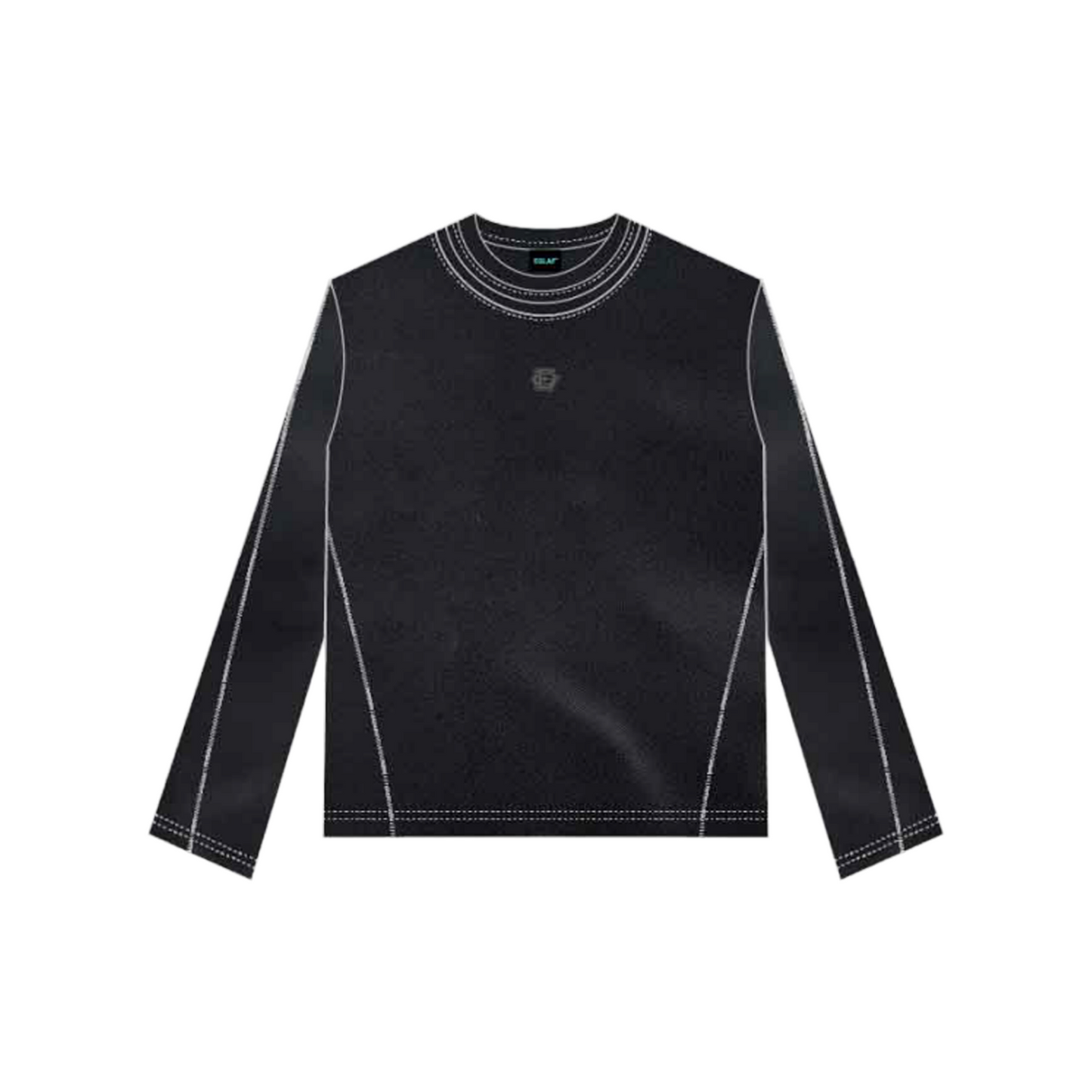 EGLAF Sculpta EG Marbre Long Sleeve Tee Black (SS25)