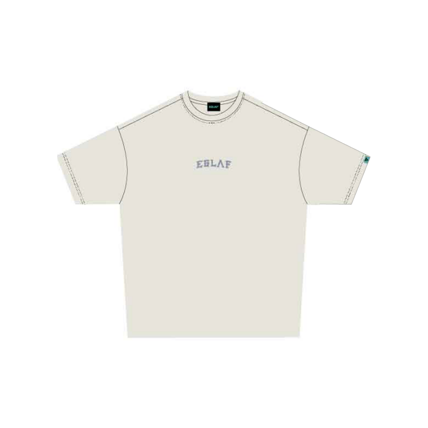 EGLAF Sculpta Emblem Tee Cream White (SS25)