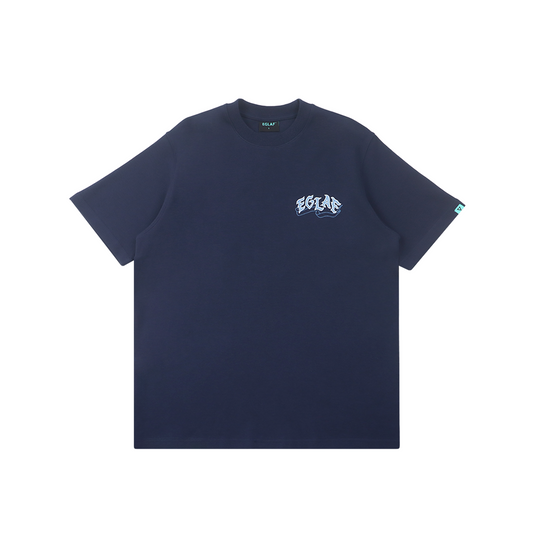 EGLAF Sculpta Triangle Logo Tee Navy Blue (SS25)