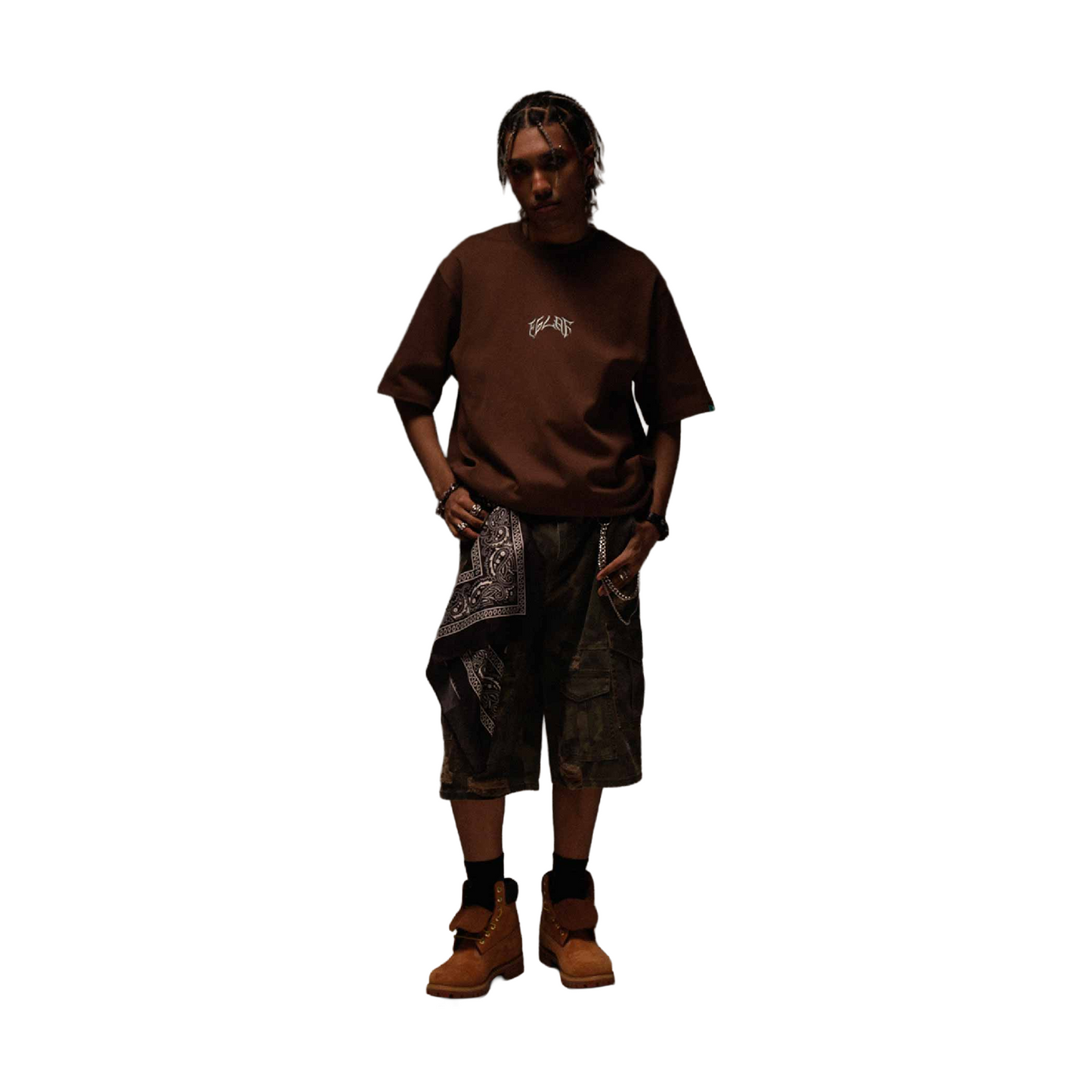 EGLAF Thorn Logo Tee Brown (SS25)