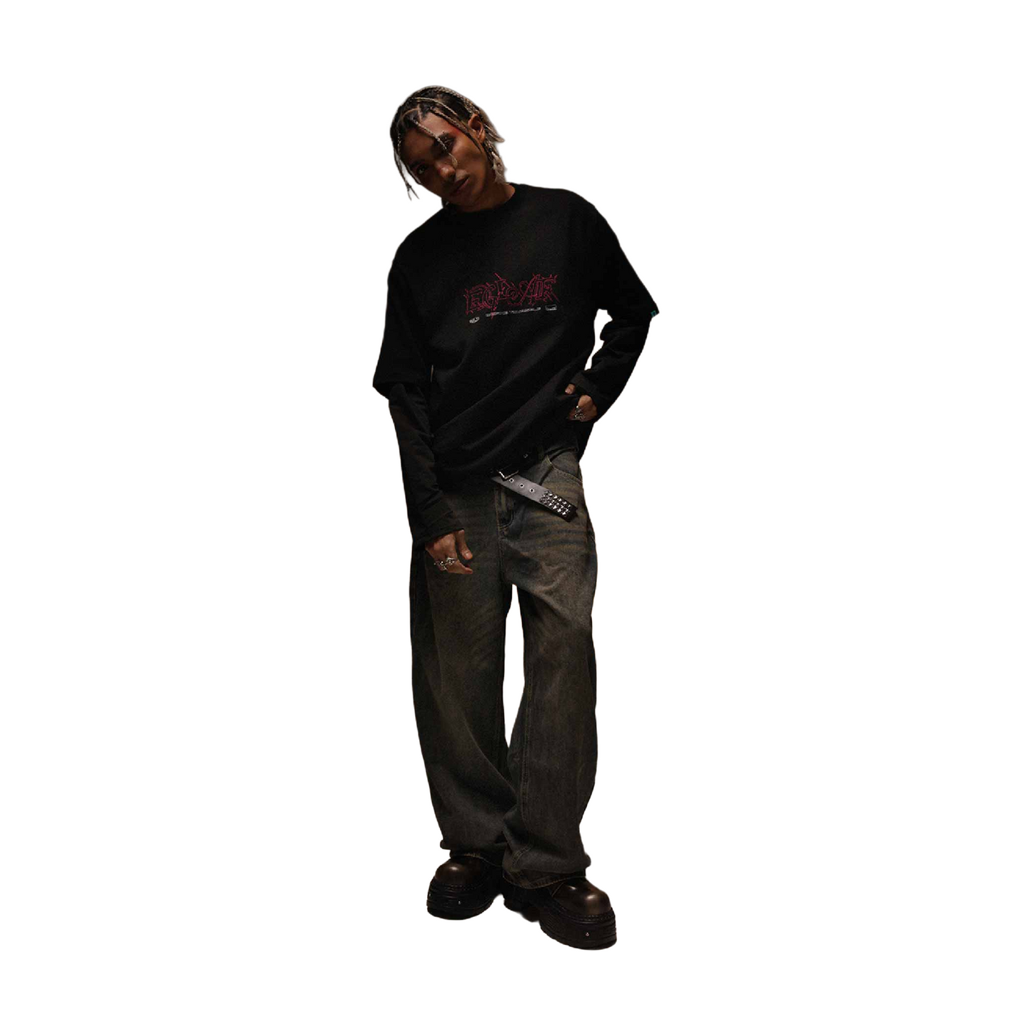 EGLAF Thornscript Tee Black (SS25)
