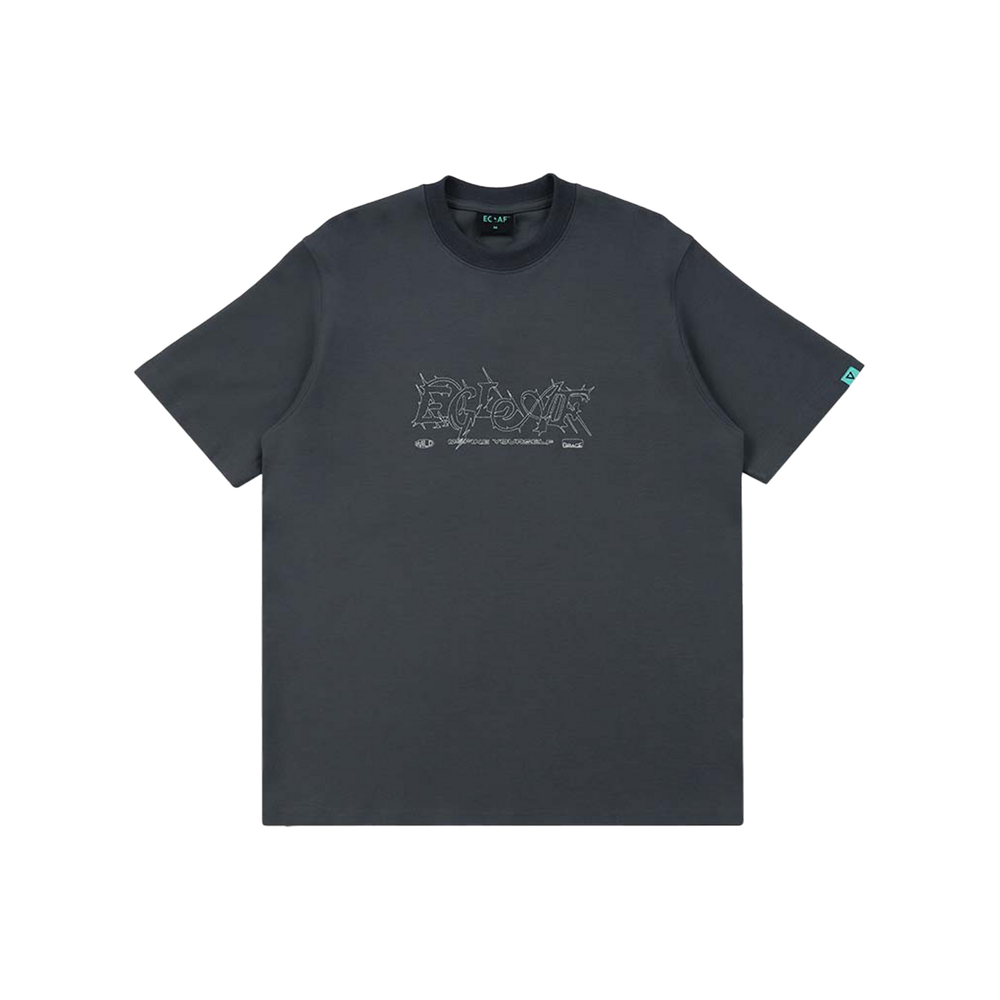 EGLAF Thornscript Tee Cool Grey (SS25)