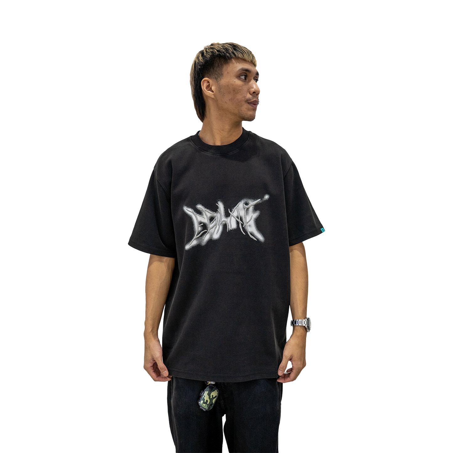 EGLAF RC Blur Logo Tee Black (SS24)