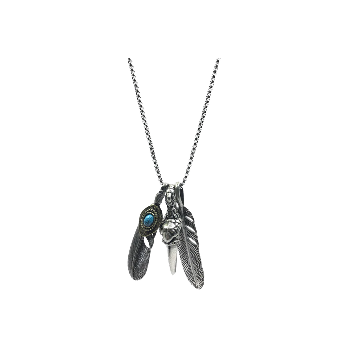 EK Collection Dagger Feza Necklace Silver (SS25)