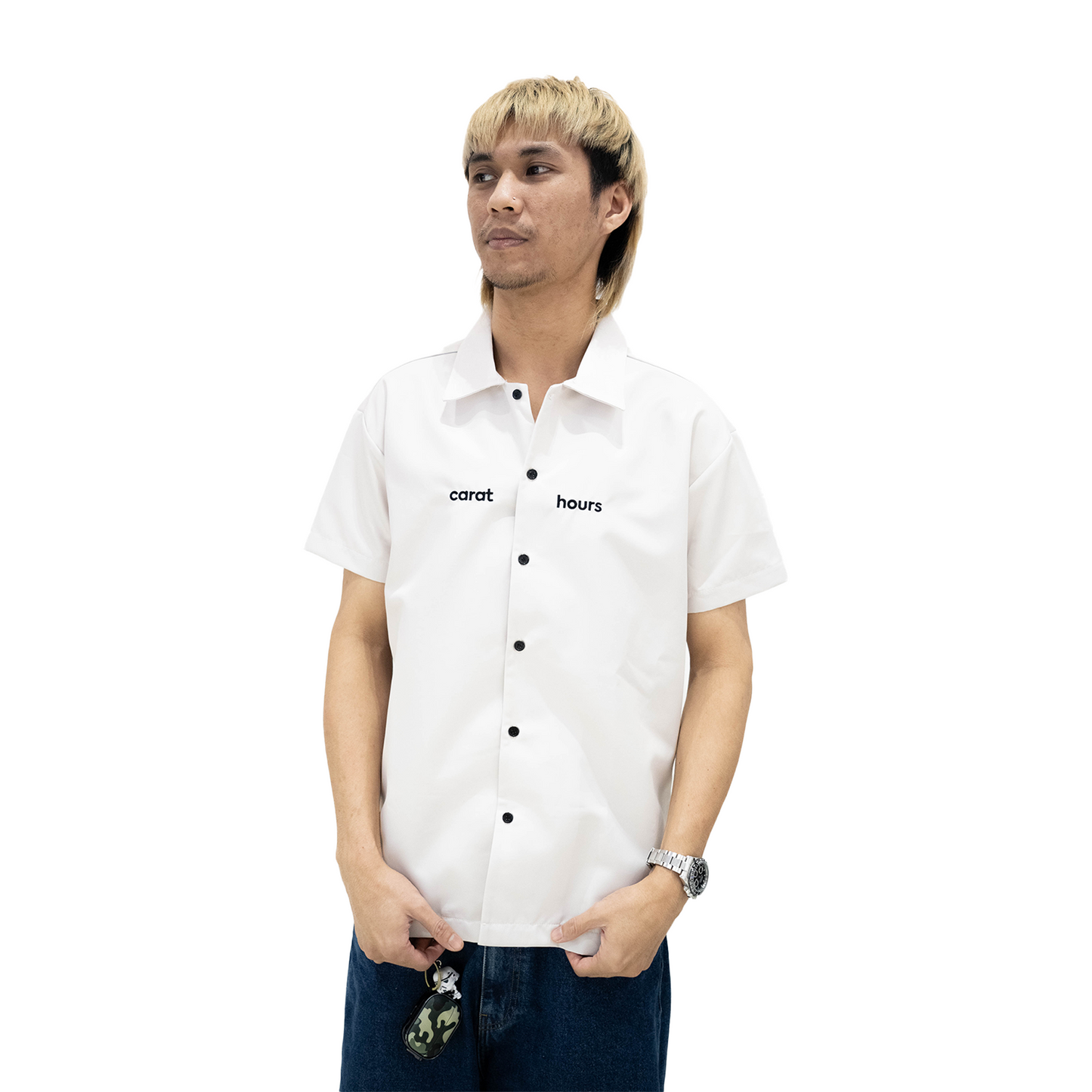 EK Collection Carat Hours Shirt White (SS24)