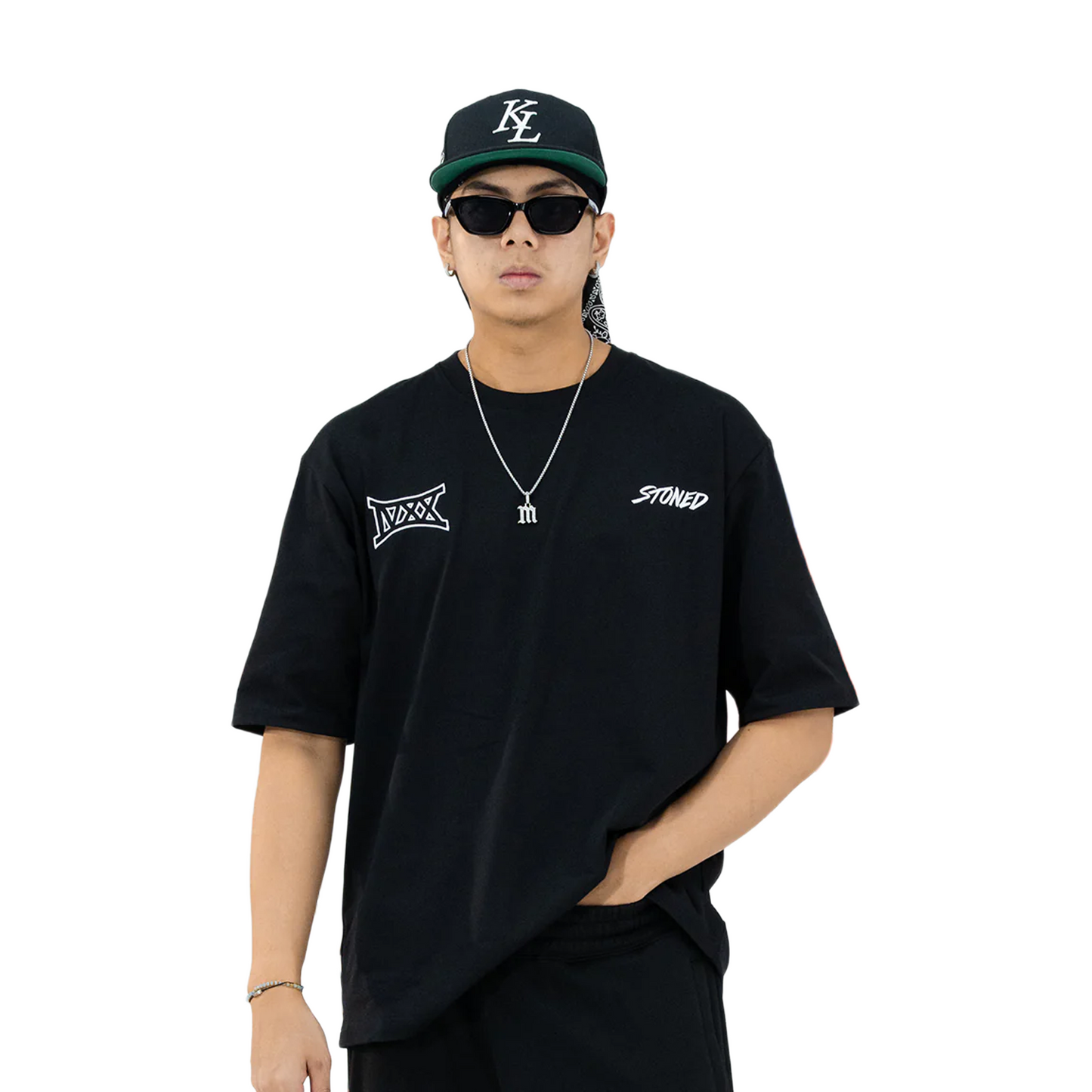 Stoned & Co ® EOT : Crescent Tee Black (SS25)