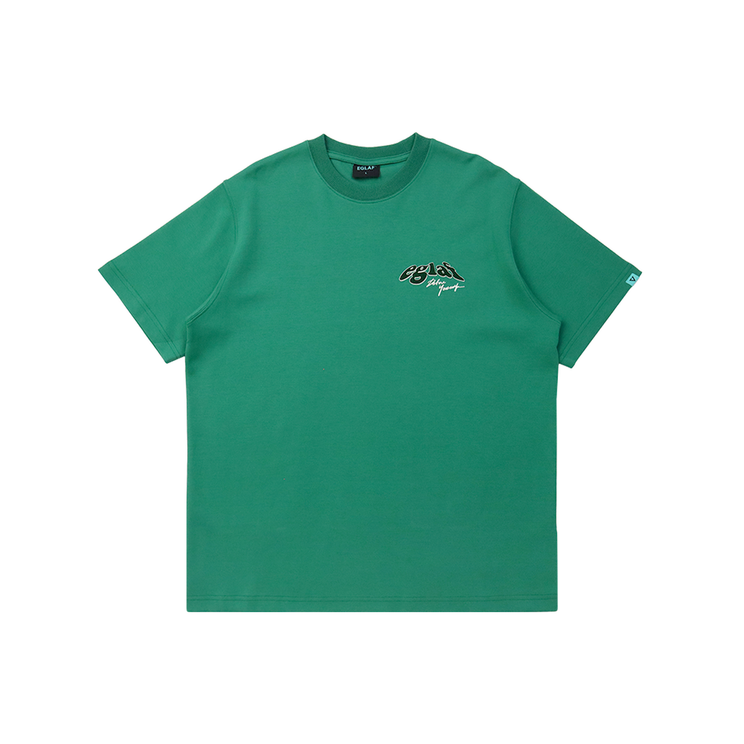 EGLAF Duality Velvet Tee Green