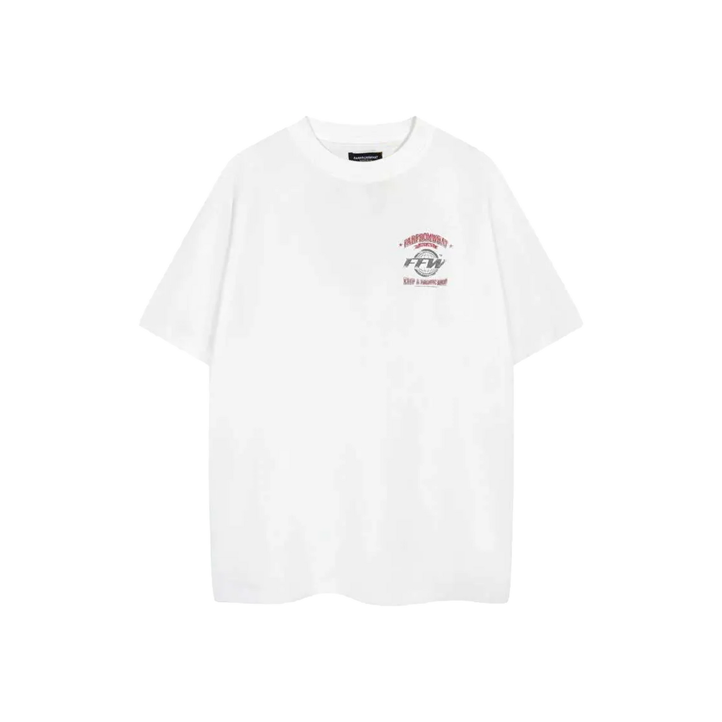 FAR FROM WHAT Far Logo Tee White (SS23)
