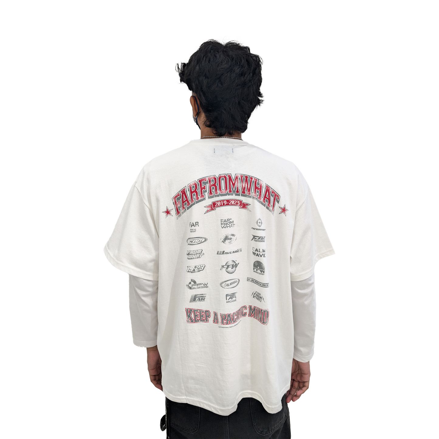 FAR FROM WHAT Far Logo Tee White (SS23)
