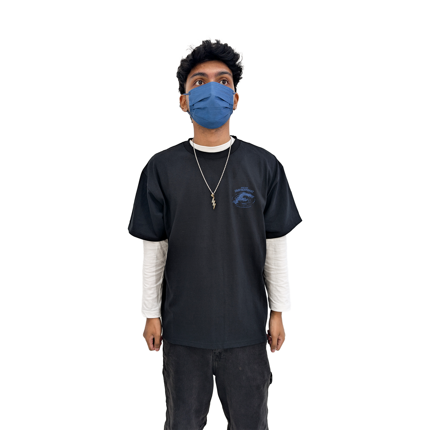 FAR FROM WHAT Far Pacific Mind Tee Black (SS24)