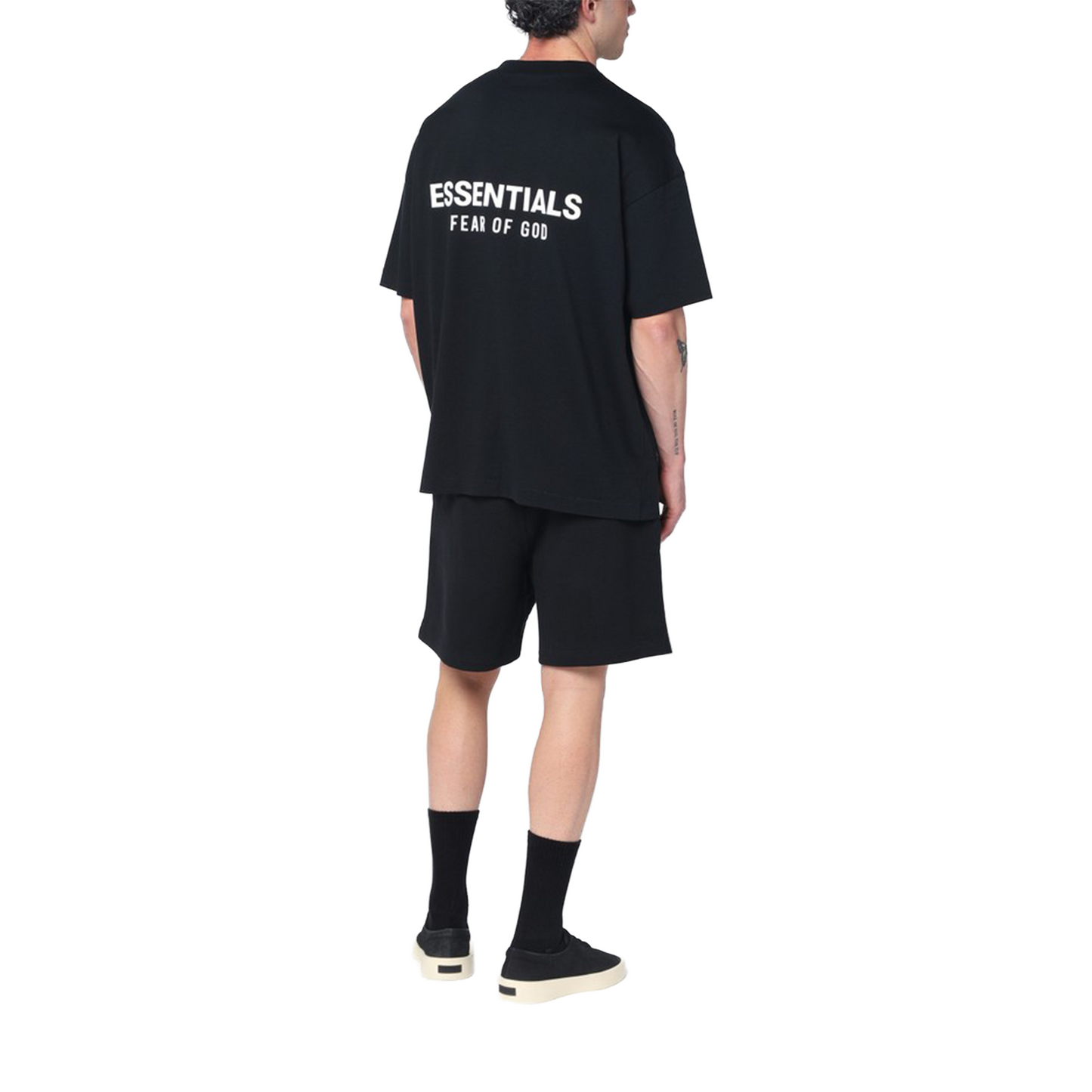 Fear of God Essentials Classic Fit Tee Jet Black (SS25)