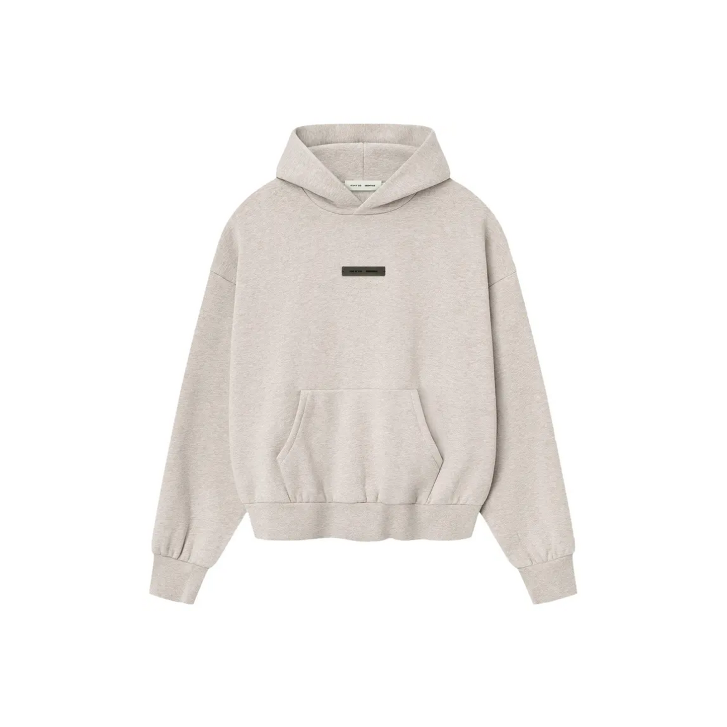 Fear of God Essentials Classic Fleece Hoodie Heather Stone (SS25)