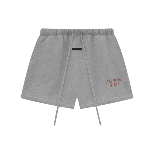 Fear of God Essentials Fleece Soccer Short Dark Heather (FW24)