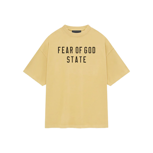 Fear of God Essentials Heavy Crewneck Tee Amber (FW24)