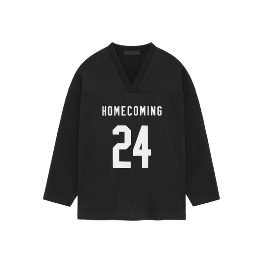Fear of God Essentials Heavy Fleece Hockey Jersey Black (FW24)