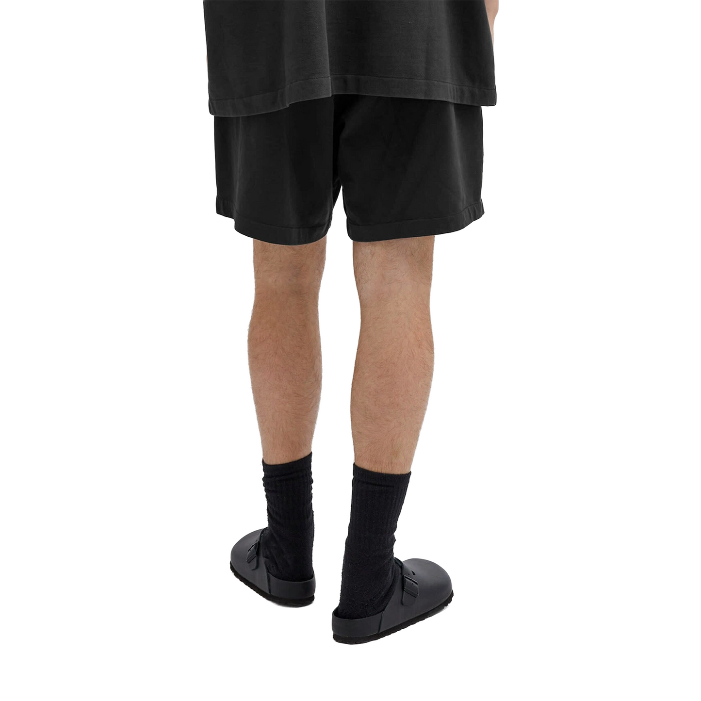 Fear of God Essentials Heavy Jersey Soccer Short Black (FW24)