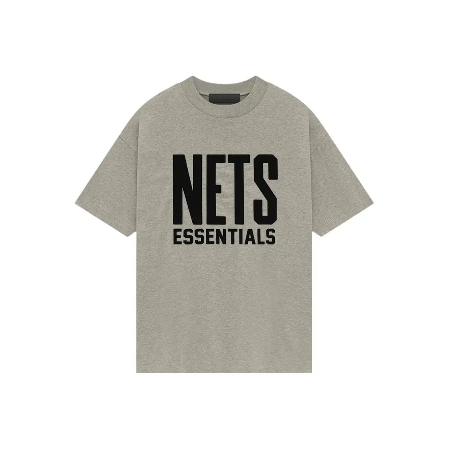 Fear of God Essentials x NBA Brooklyn Nets Tee Warm Heather (SS25)