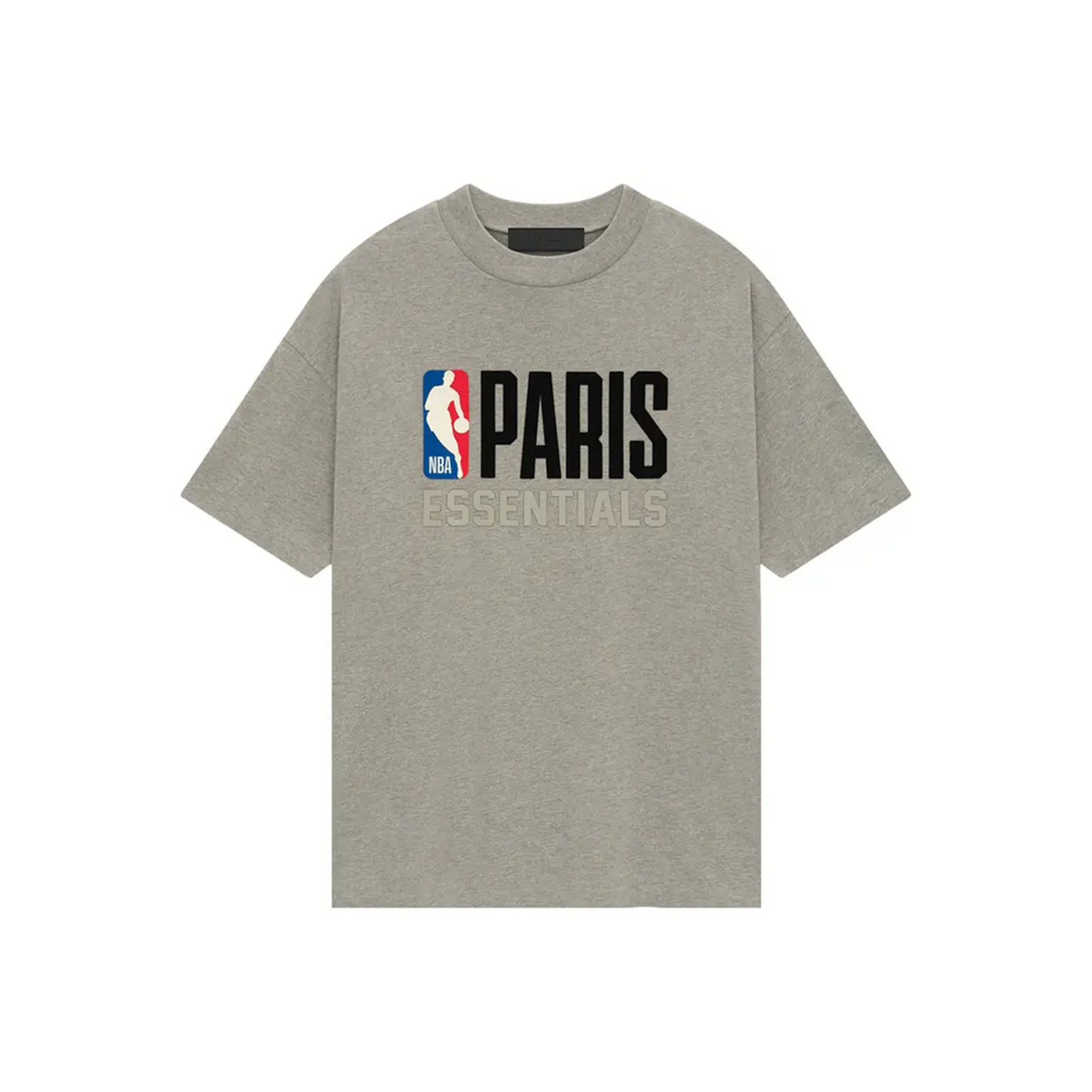 Fear of God Essentials x NBA Paris Tee Warm Heather (SS25)