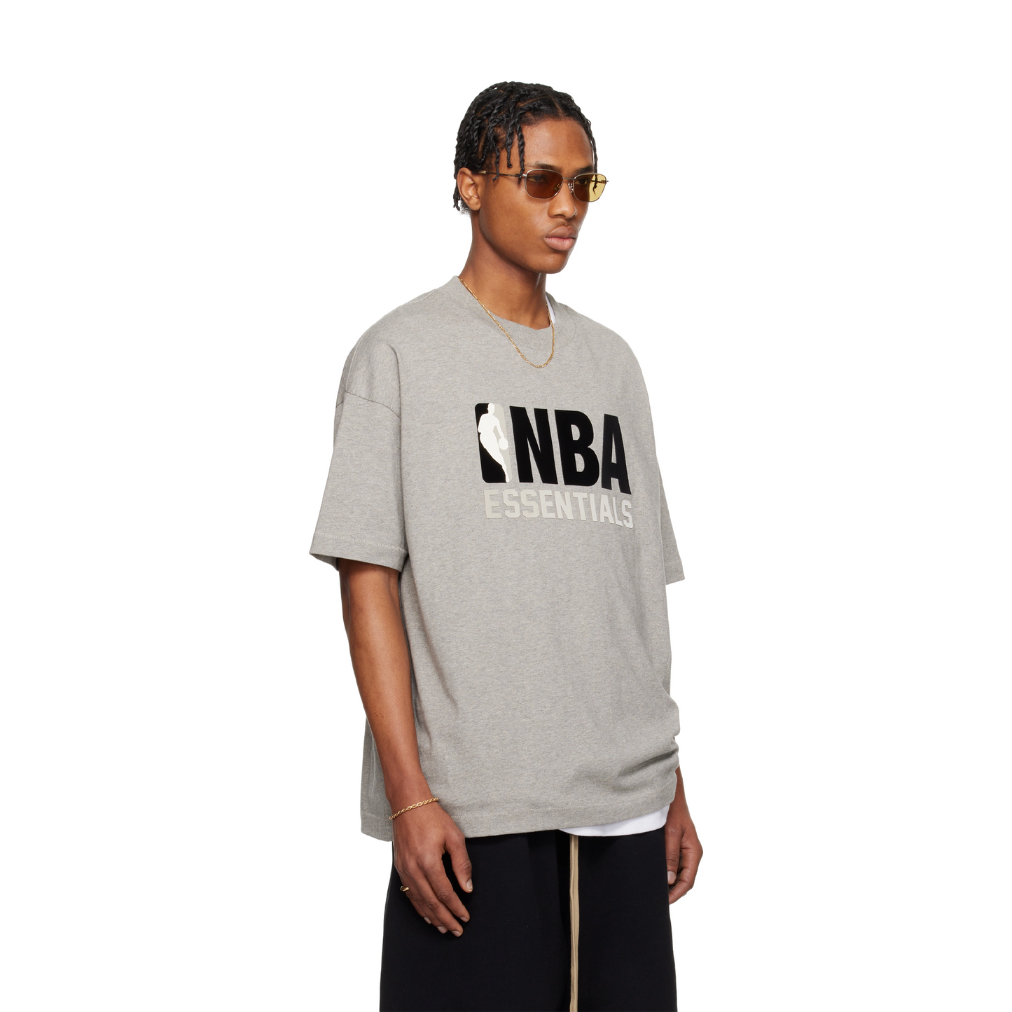 Fear of God Essentials x NBA Tee Warm Heather (SS25)