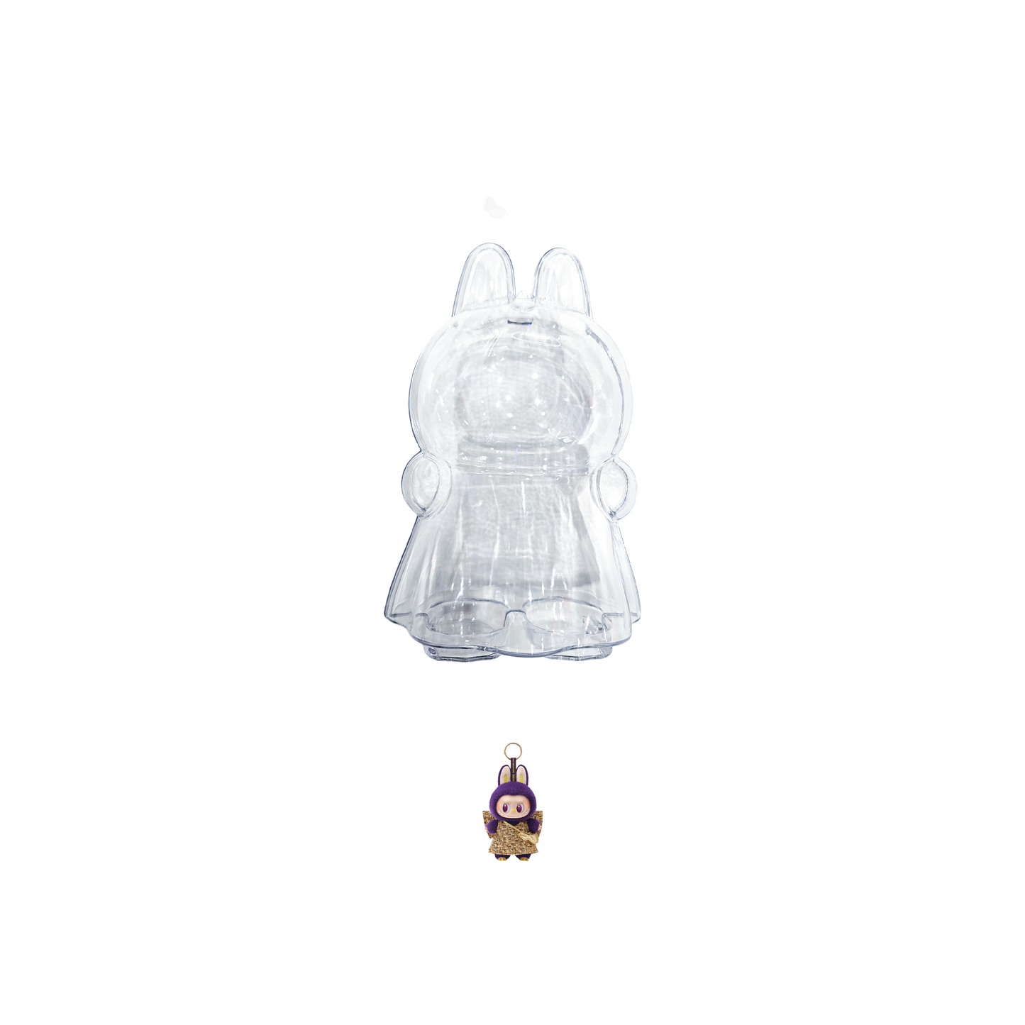 POP MART LABUBU THE MONSTERS - Transparent Acrylic Blind Box Protective Case