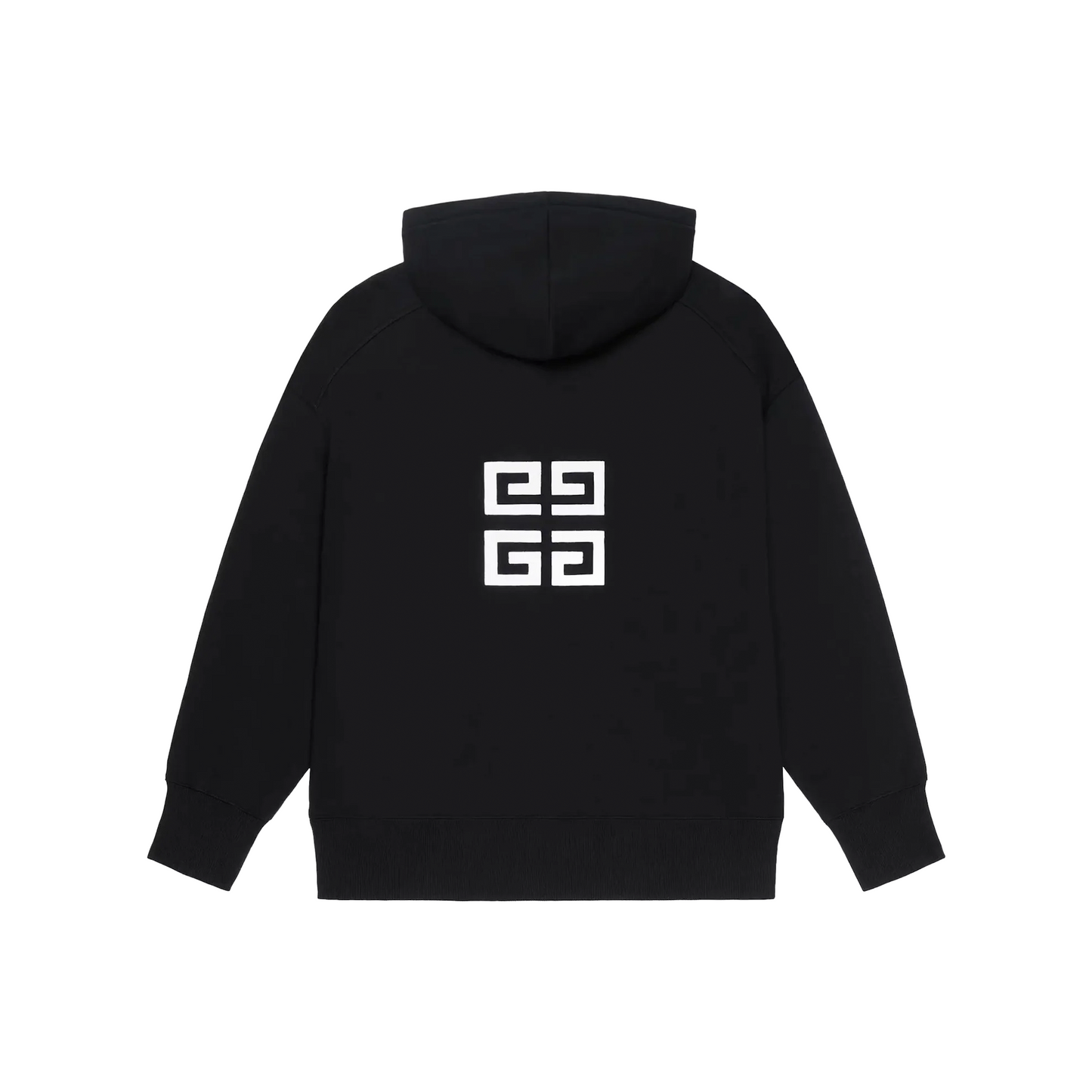 GIVENCHY Embroidered Classic Fit 4G Logo Hoodie Black (SS22)