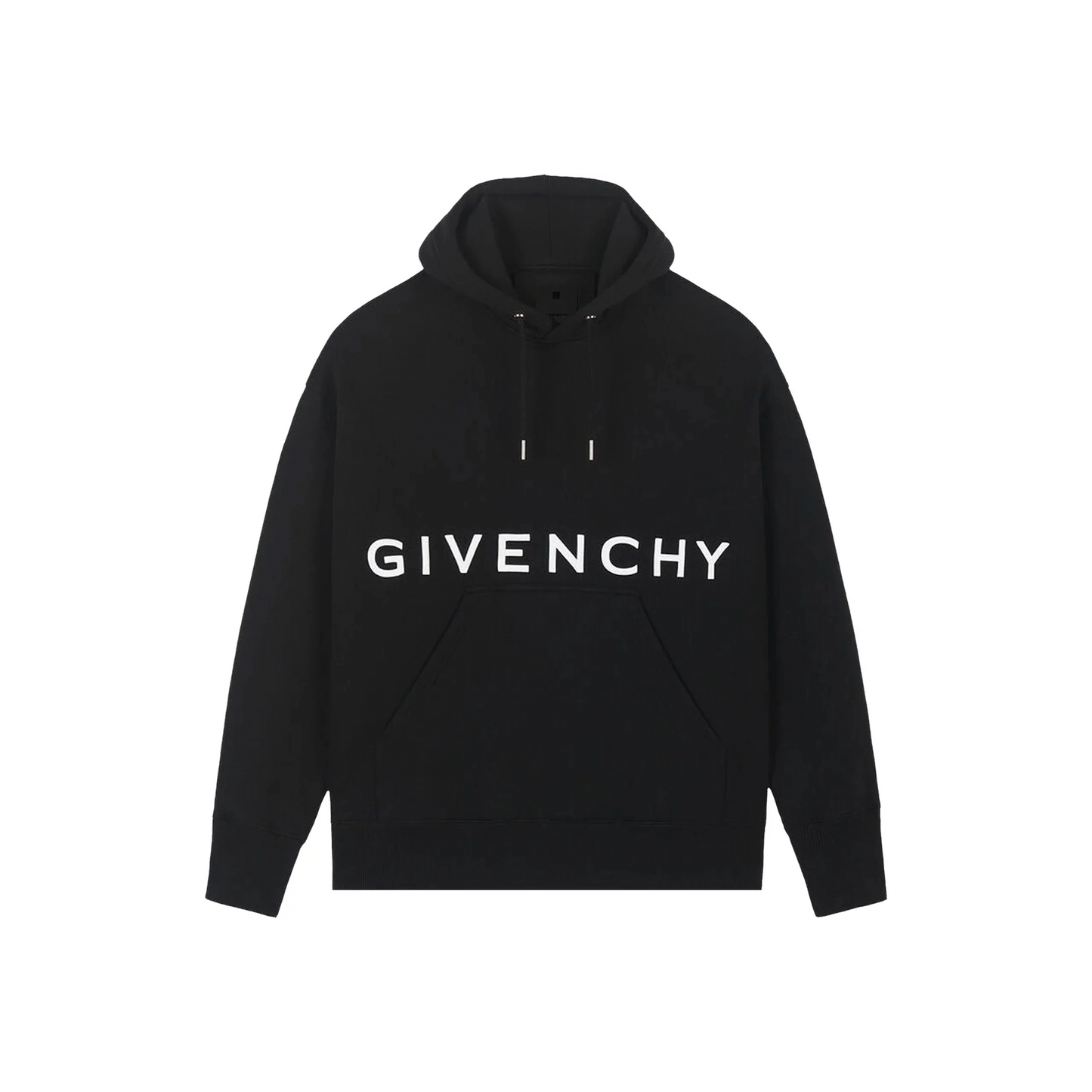 GIVENCHY Embroidered Classic Fit 4G Logo Hoodie Black (SS22)