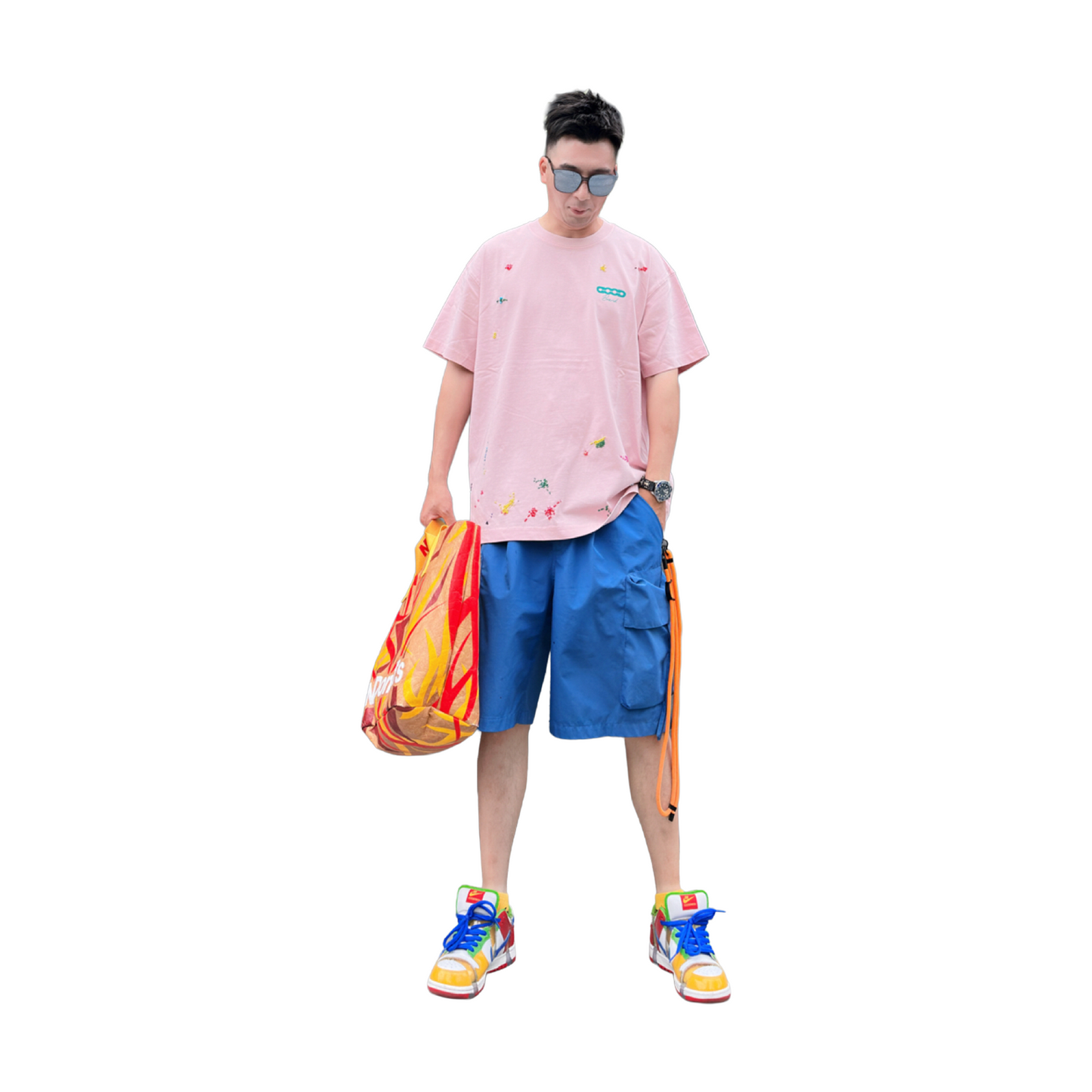 GOODBRAND Dopamine Tube Beaded Tee Pink (SS25)