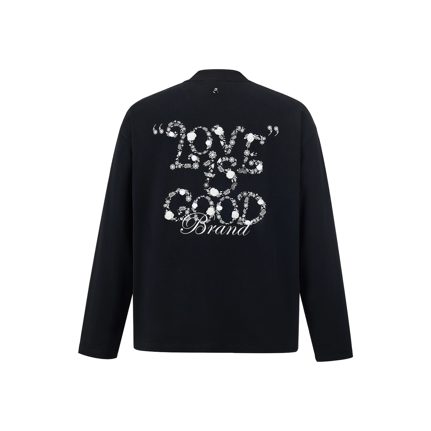 GOODBRAND Flower Fragrance Long Sleeved Tee Black (FW25)