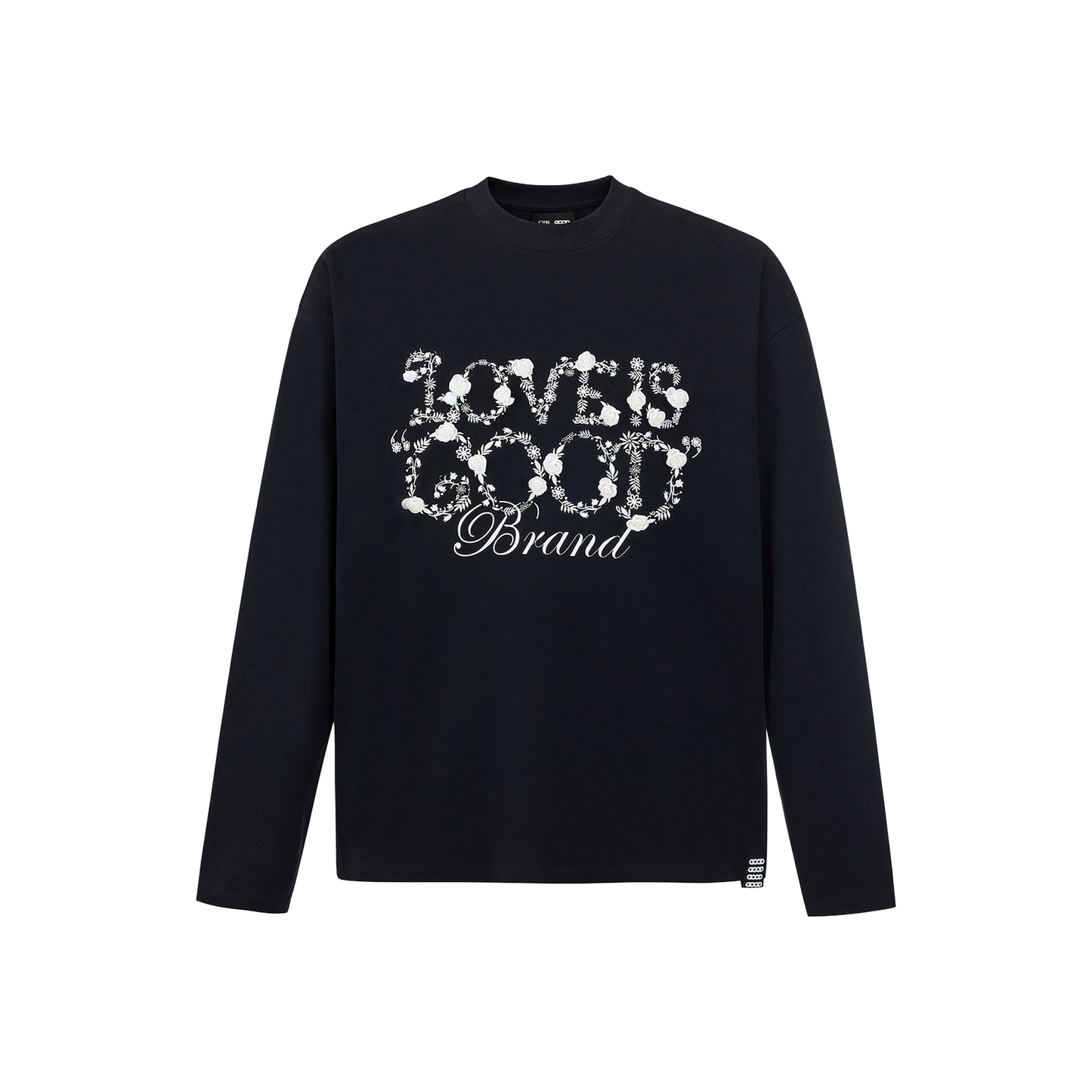 GOODBRAND Flower Fragrance Long Sleeved Tee Black (FW25)