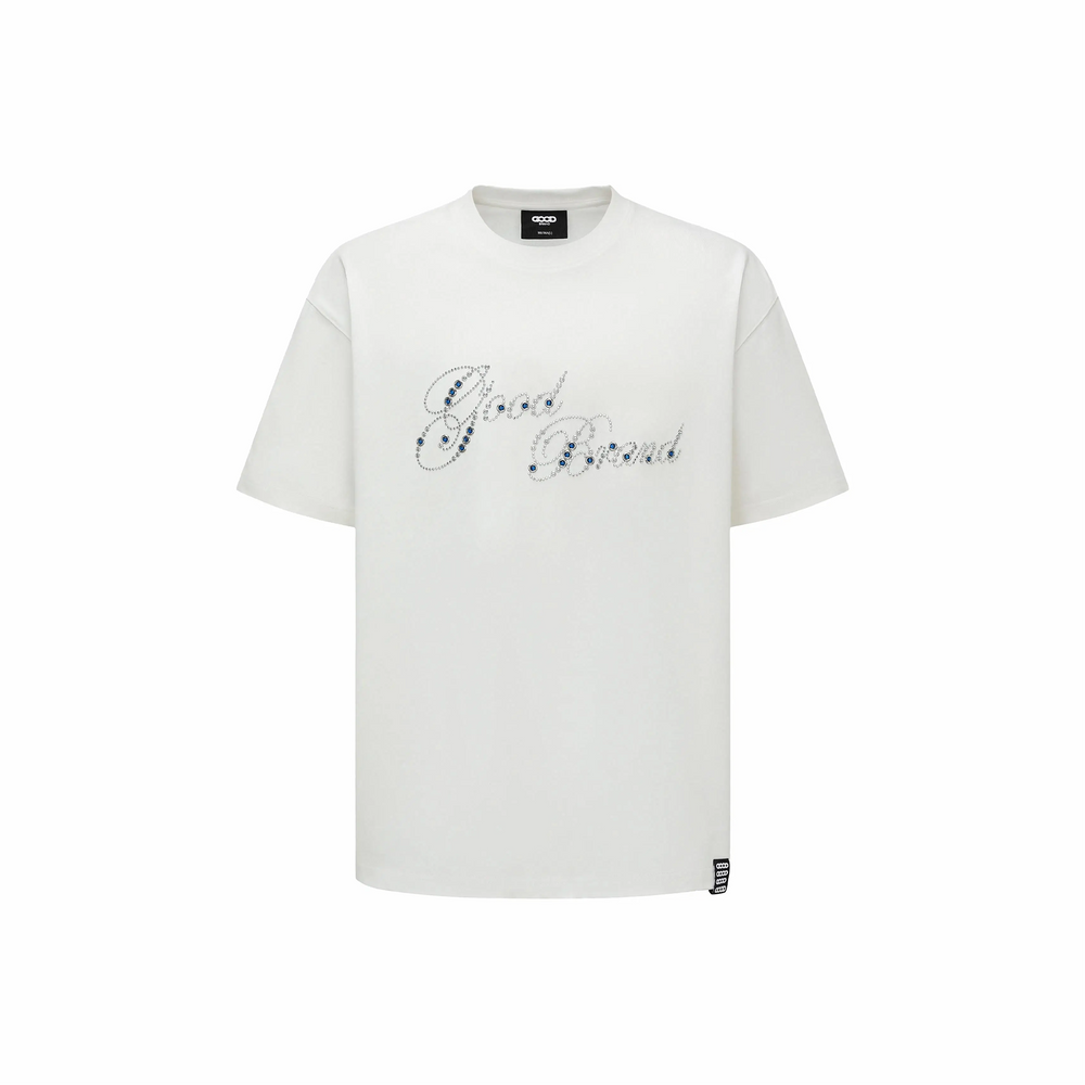 GOODBRAND GOOD Floral Hot Stamping S/S Tee White (SS25)