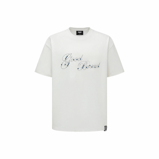 GOODBRAND GOOD Floral Hot Stamping S/S Tee White (SS25)