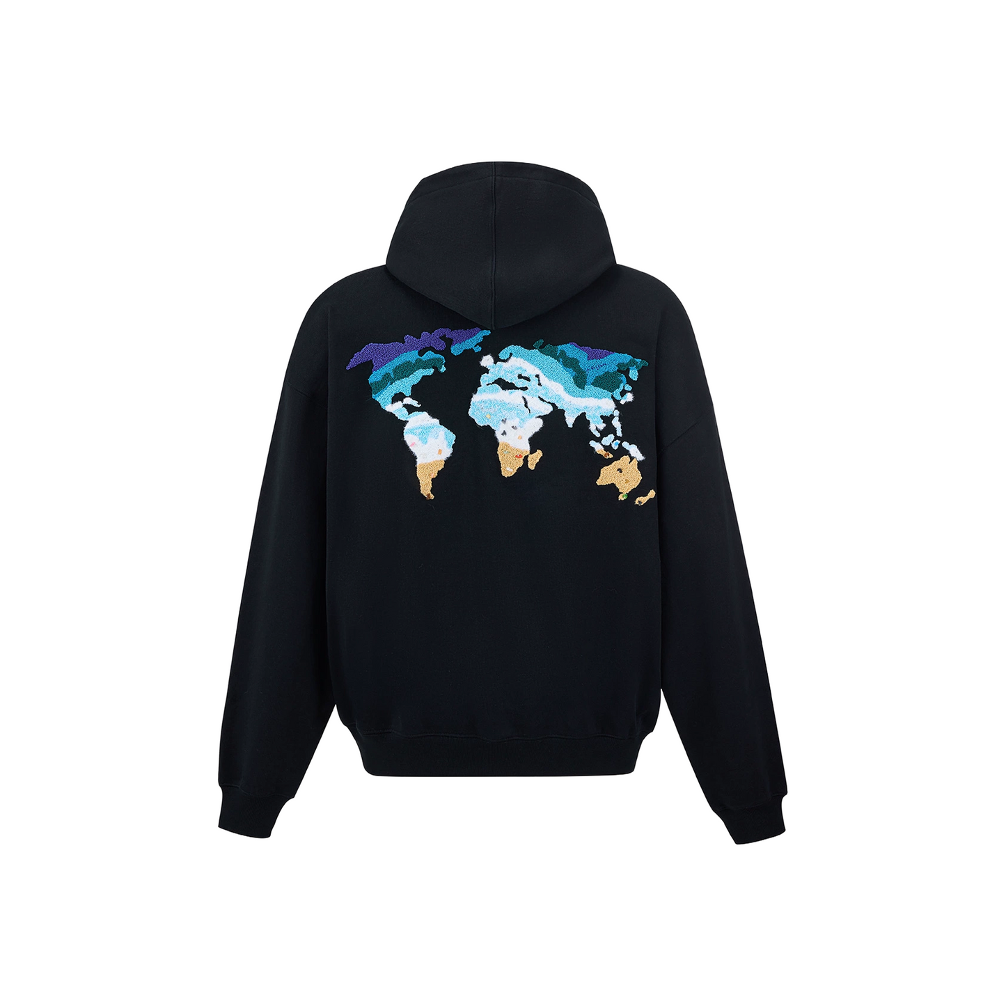 GOODBRAND GOOD Holiday Beach Embroidered Hoodie Black (FW25)