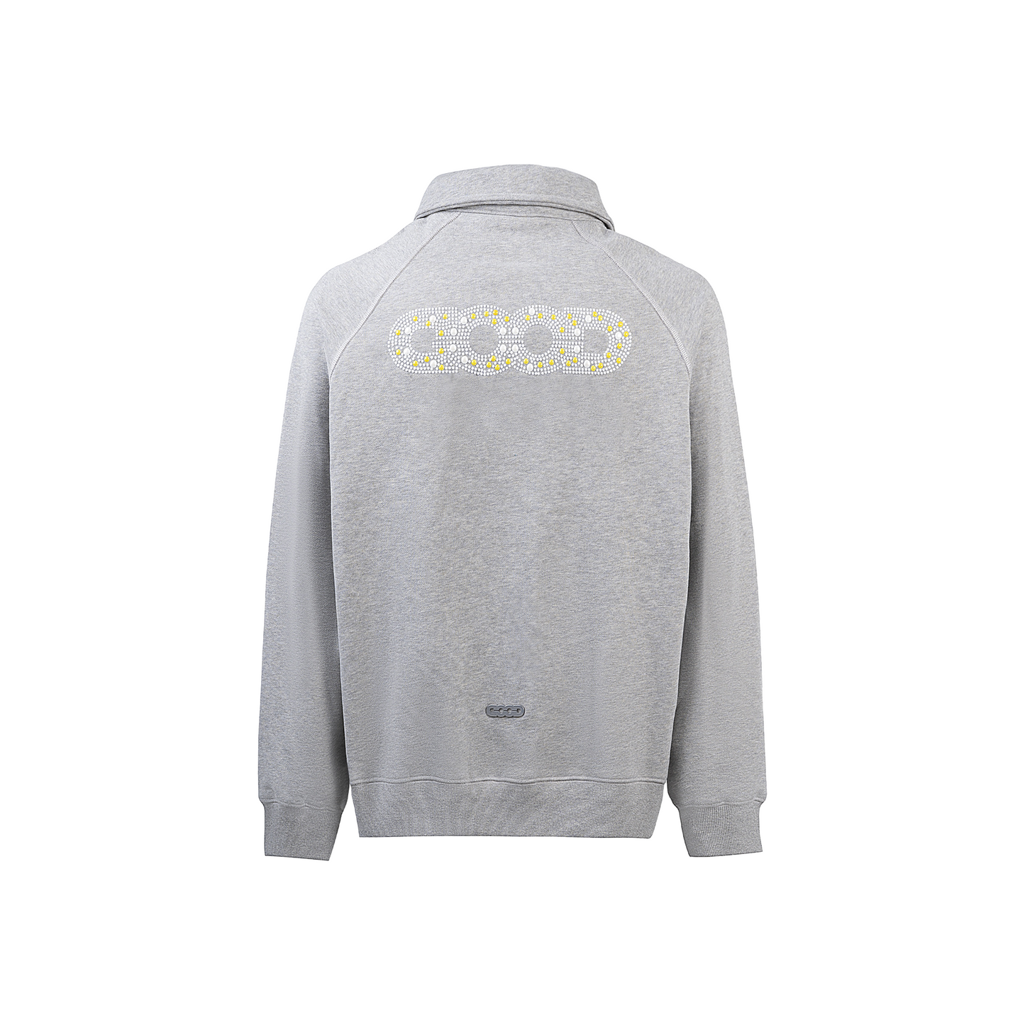 GOODBRAND Pearl Polo Long Sleeved Sweatshirt Grey (FW24)