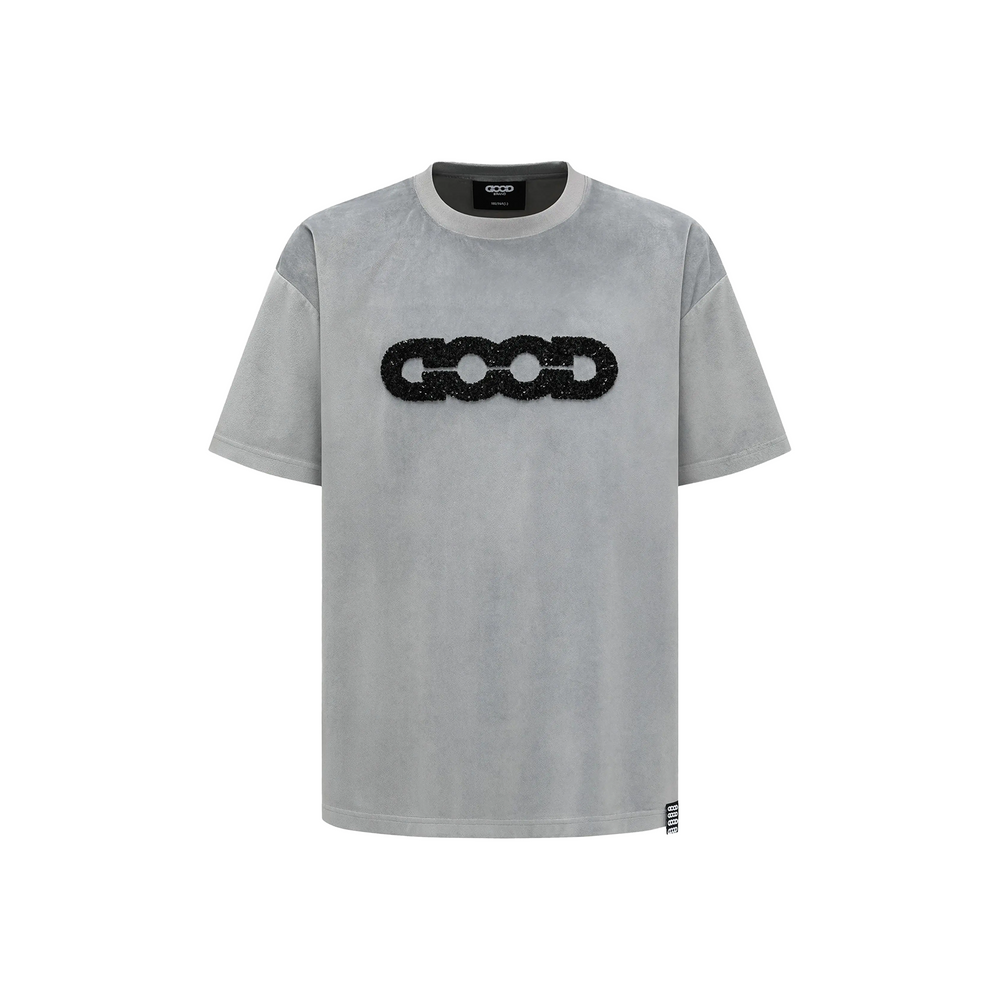GOODBRAND Sparkling Embroidered Tee Grey (SS25)