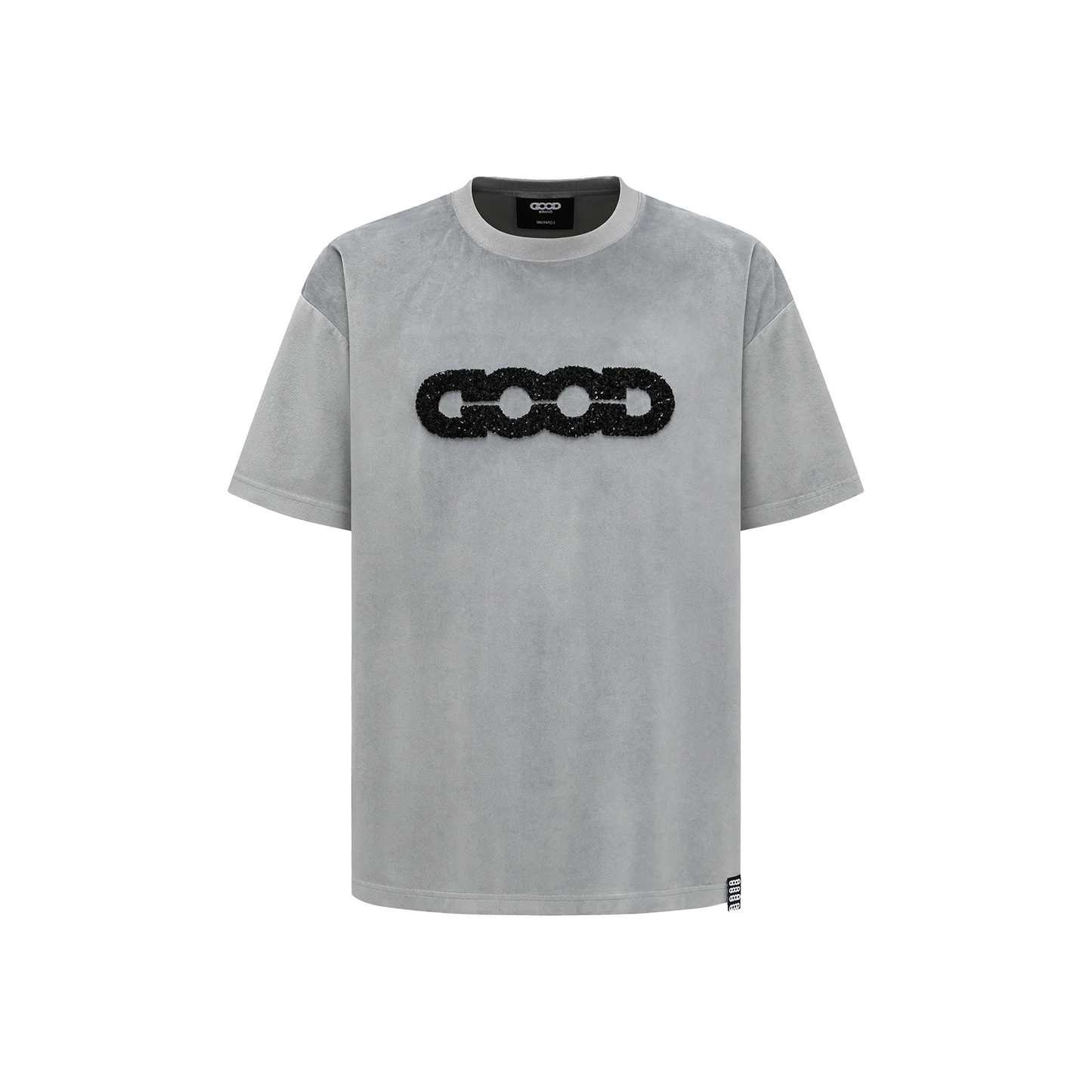 GOODBRAND Sparkling Embroidered Tee Grey (SS25)