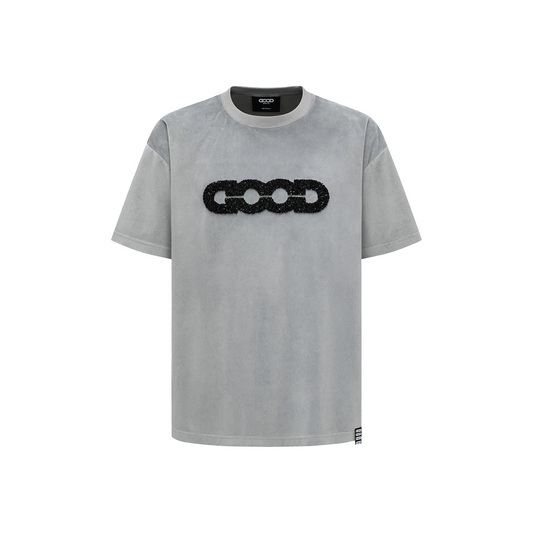 GOODBRAND Sparkling Embroidered Tee Grey (SS25)