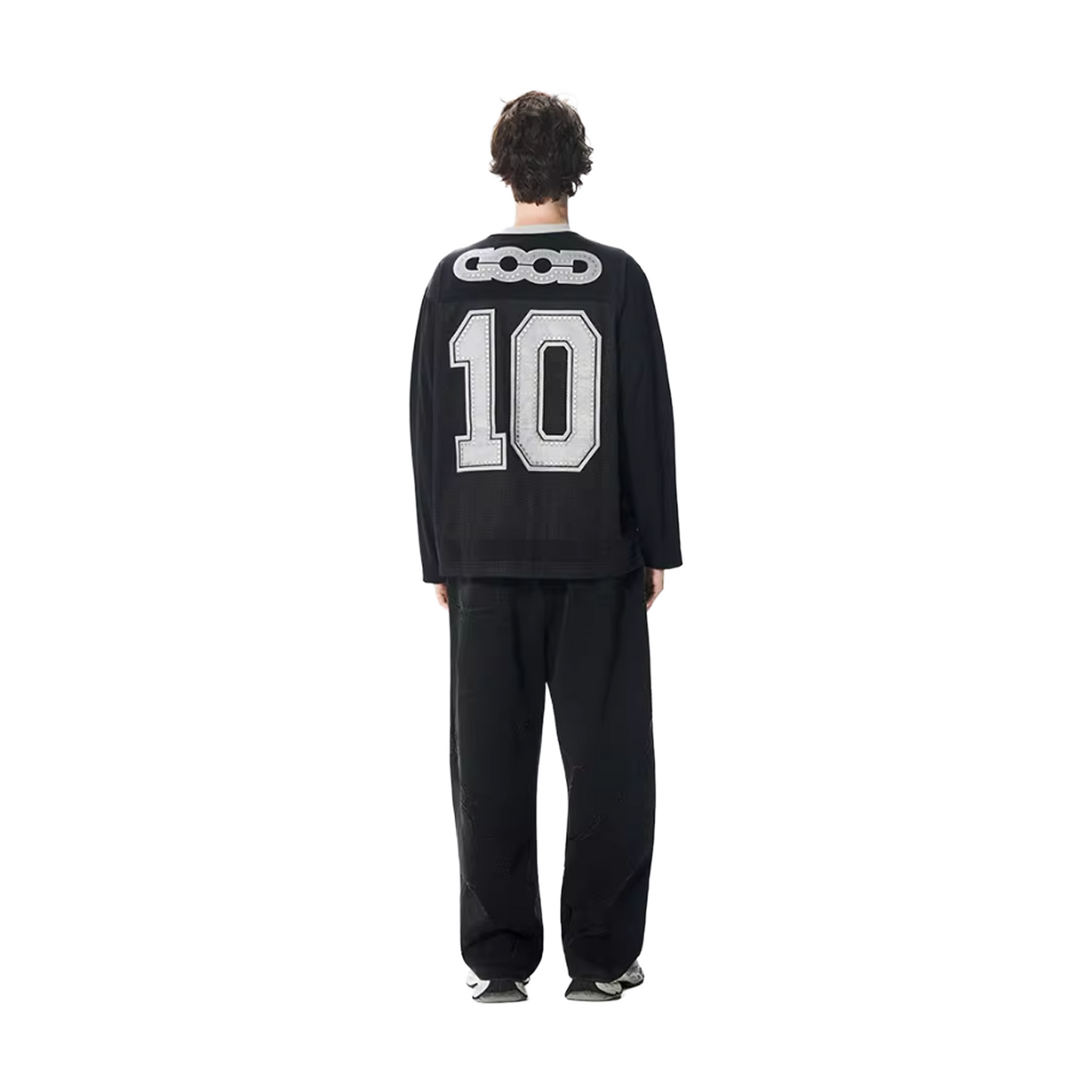 GOODBRAND Star Patch Hockey Jersey Black (FW25)