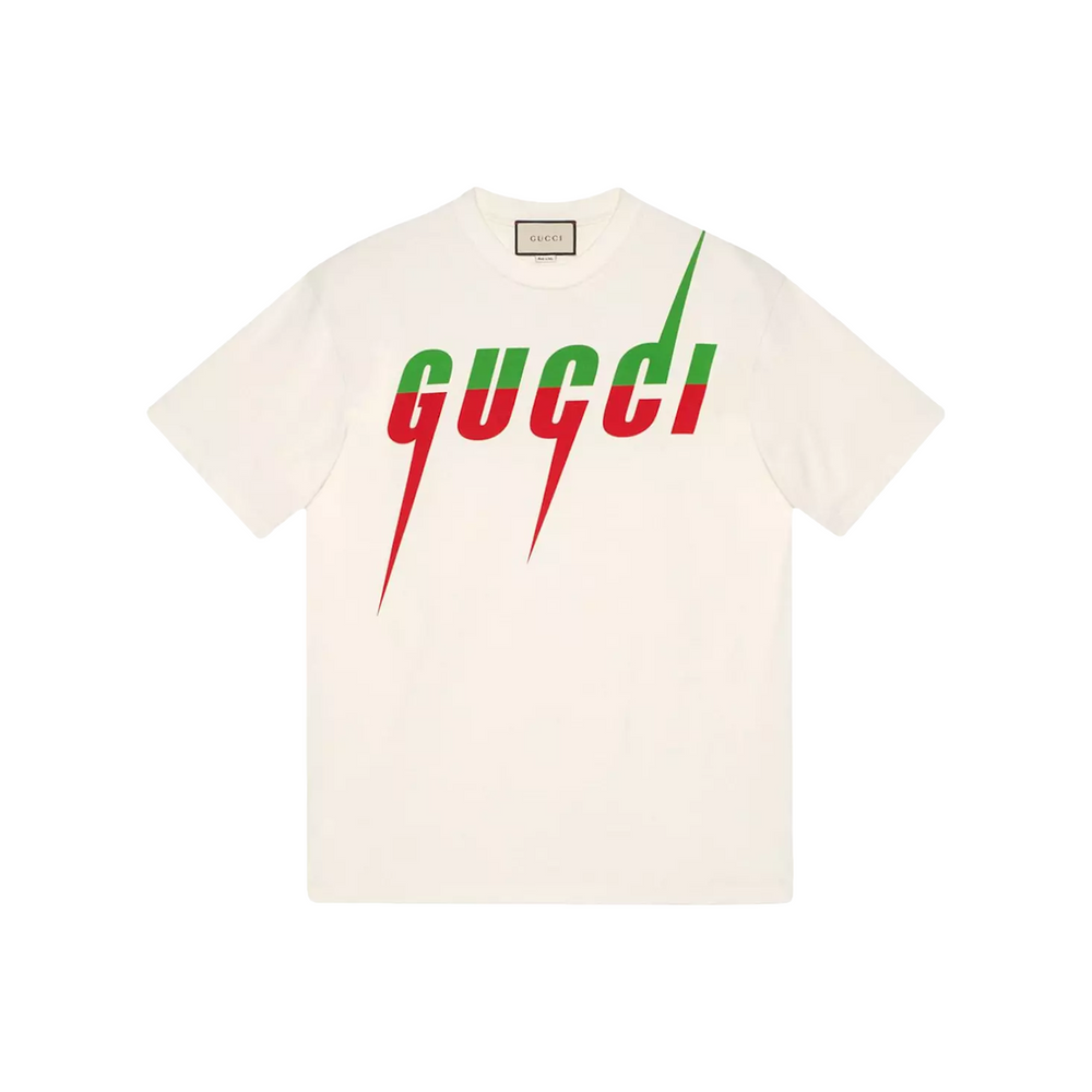 GUCCI Blade Print Tee Creamy White (SS21)
