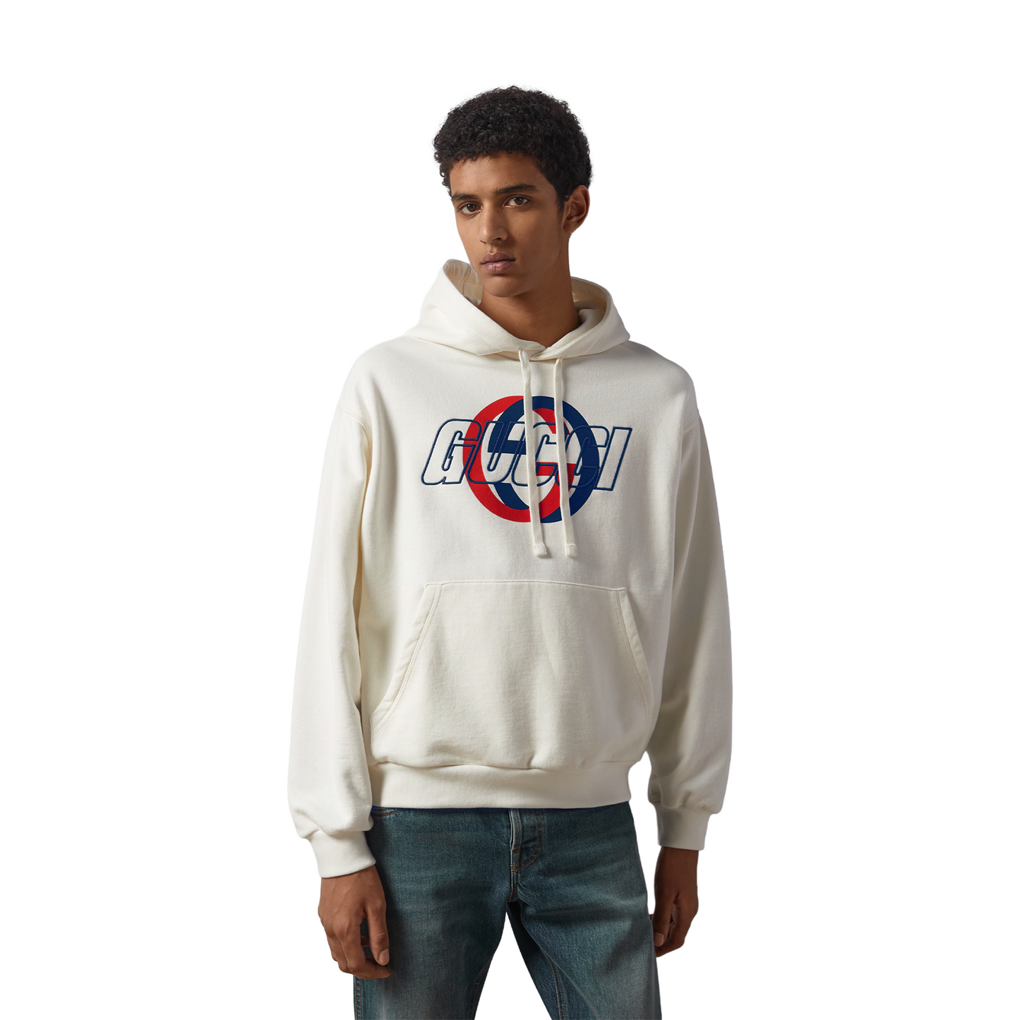 GUCCI Interlocking Graphic Logo Hoodie Off-White (SS24)