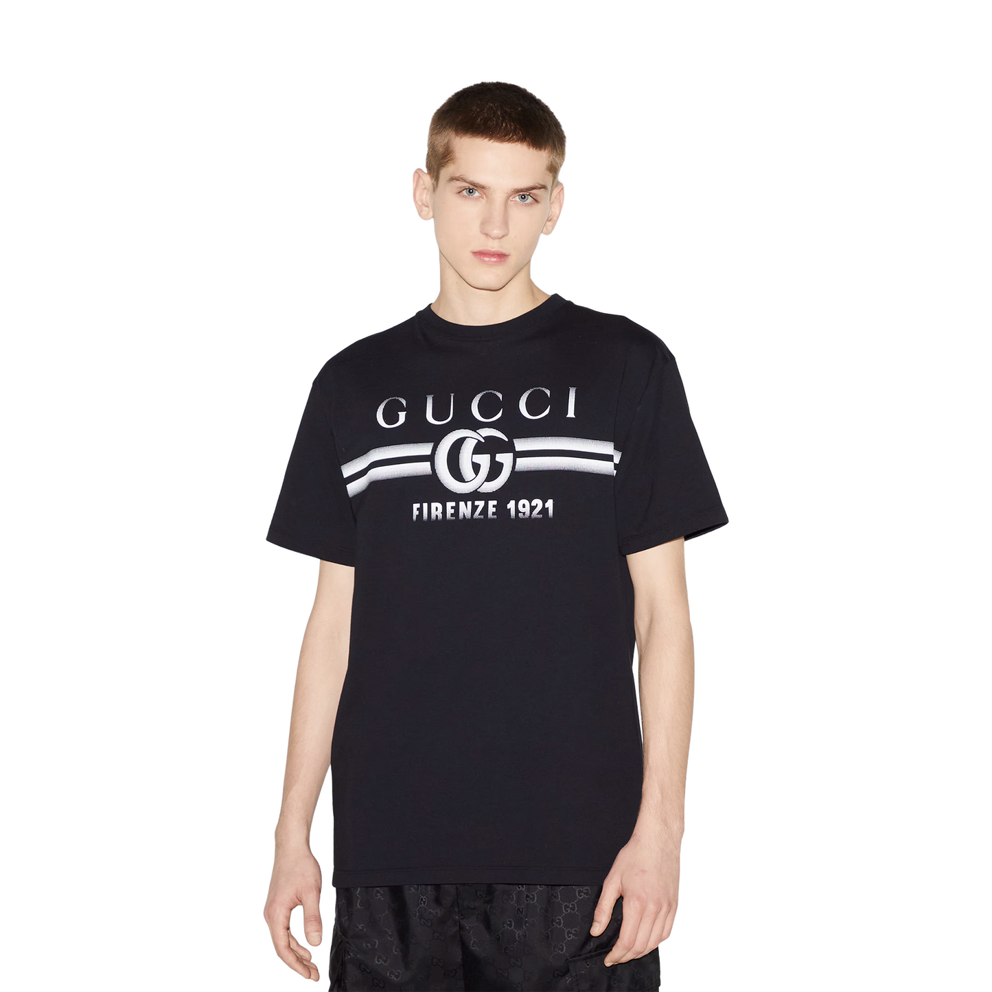GUCCI Interlocking Logo Tee Black (SS24)