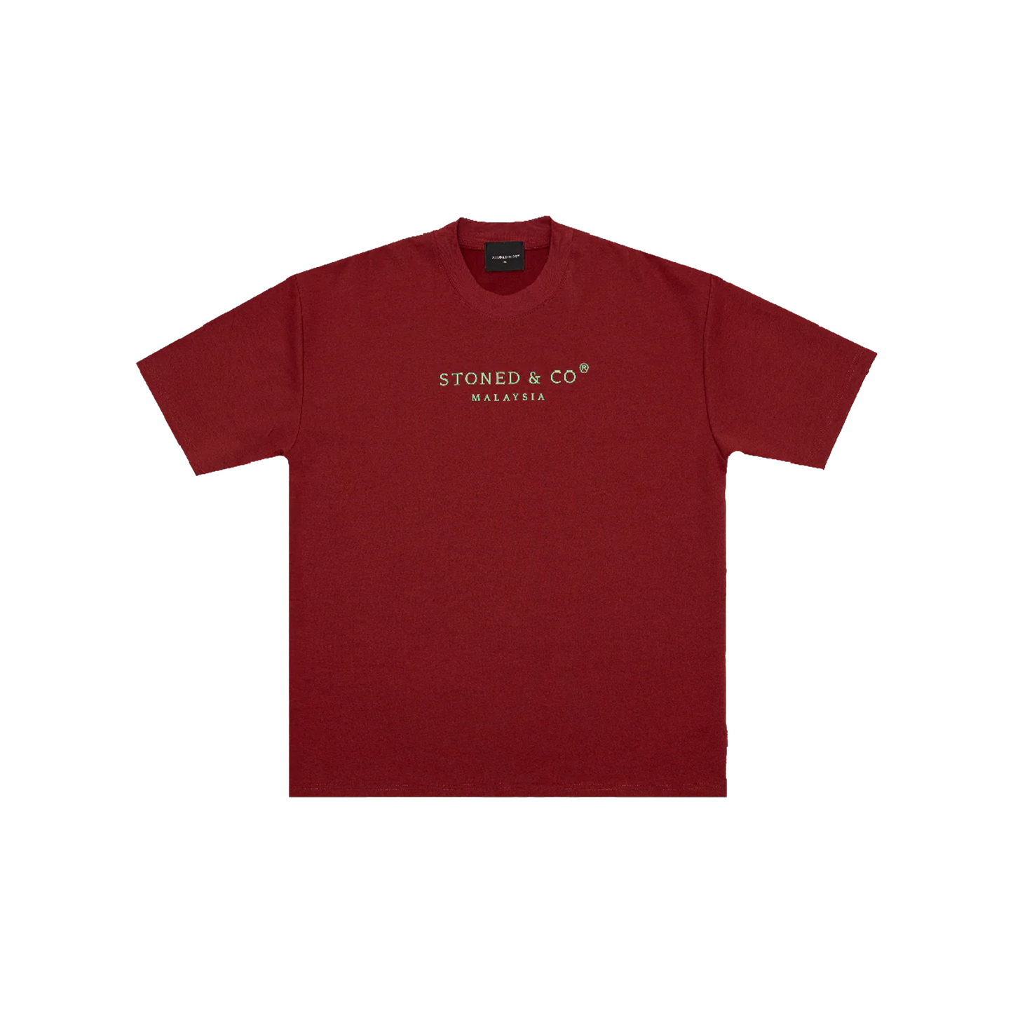 Stoned & Co ® Golden Jade : Jade Signature Tee Red (SS25)