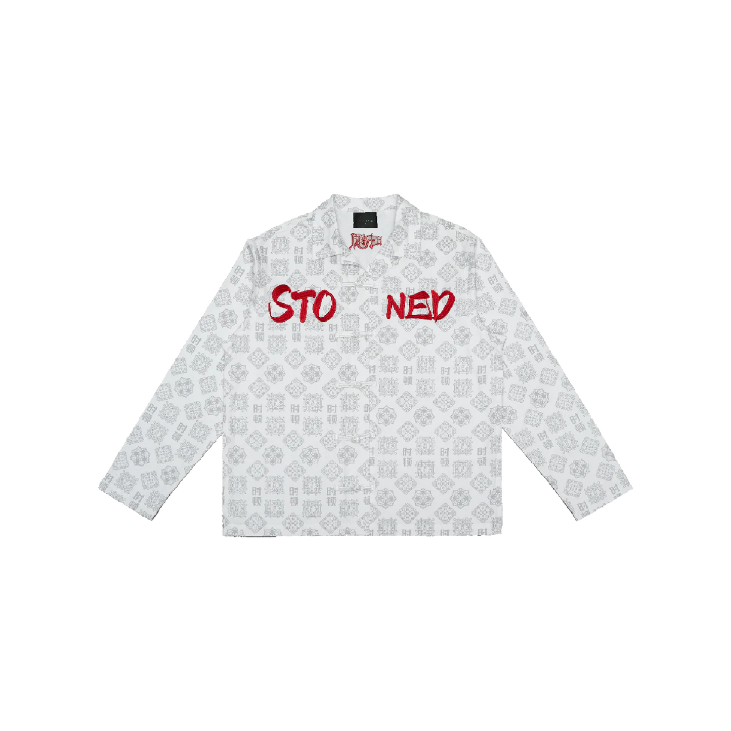 Stoned & Co ® Golden Jade : Monogram Tang Suit Shirt White (SS25)