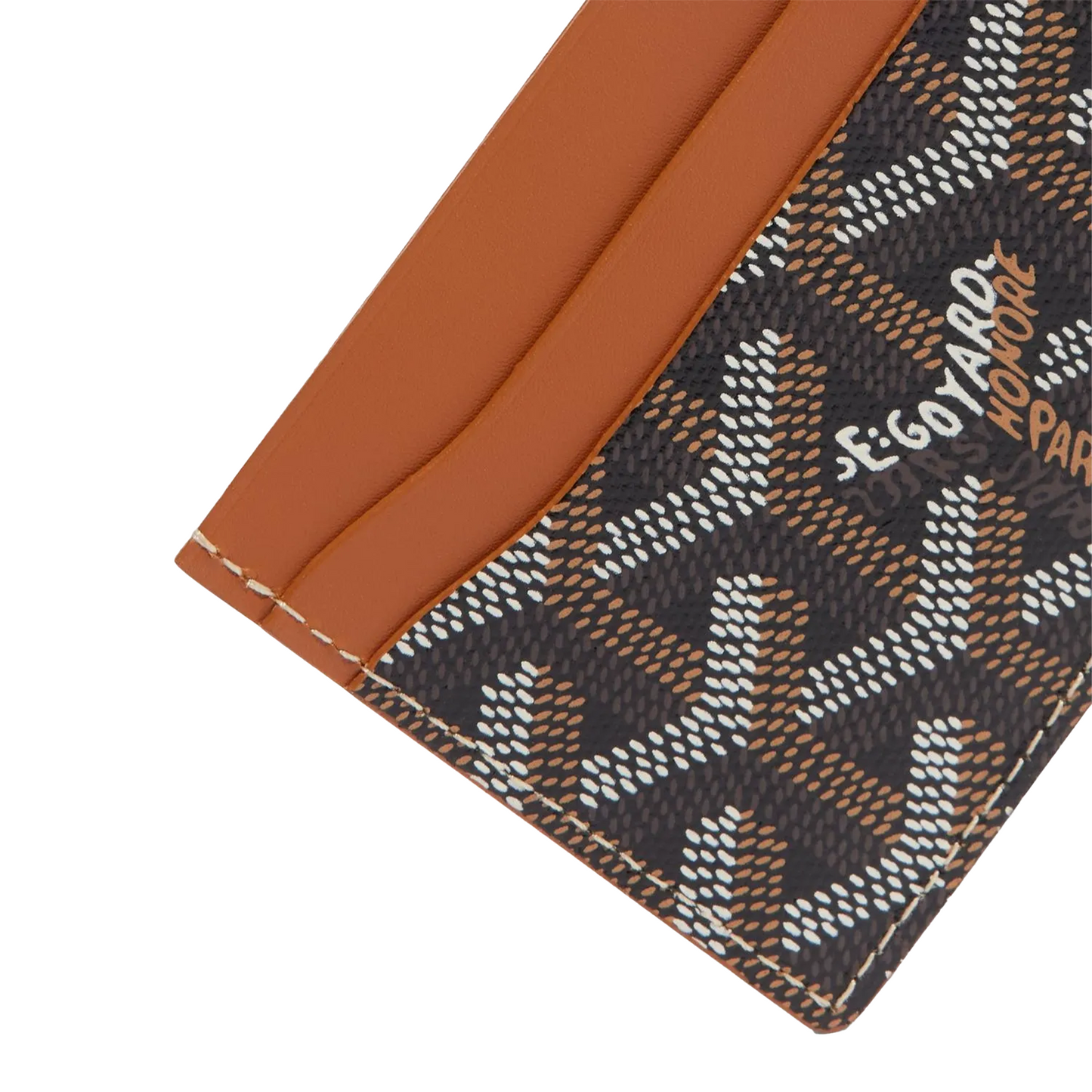 GOYARD Saint-Sulpice Card Wallet Black & Tan (SS25)