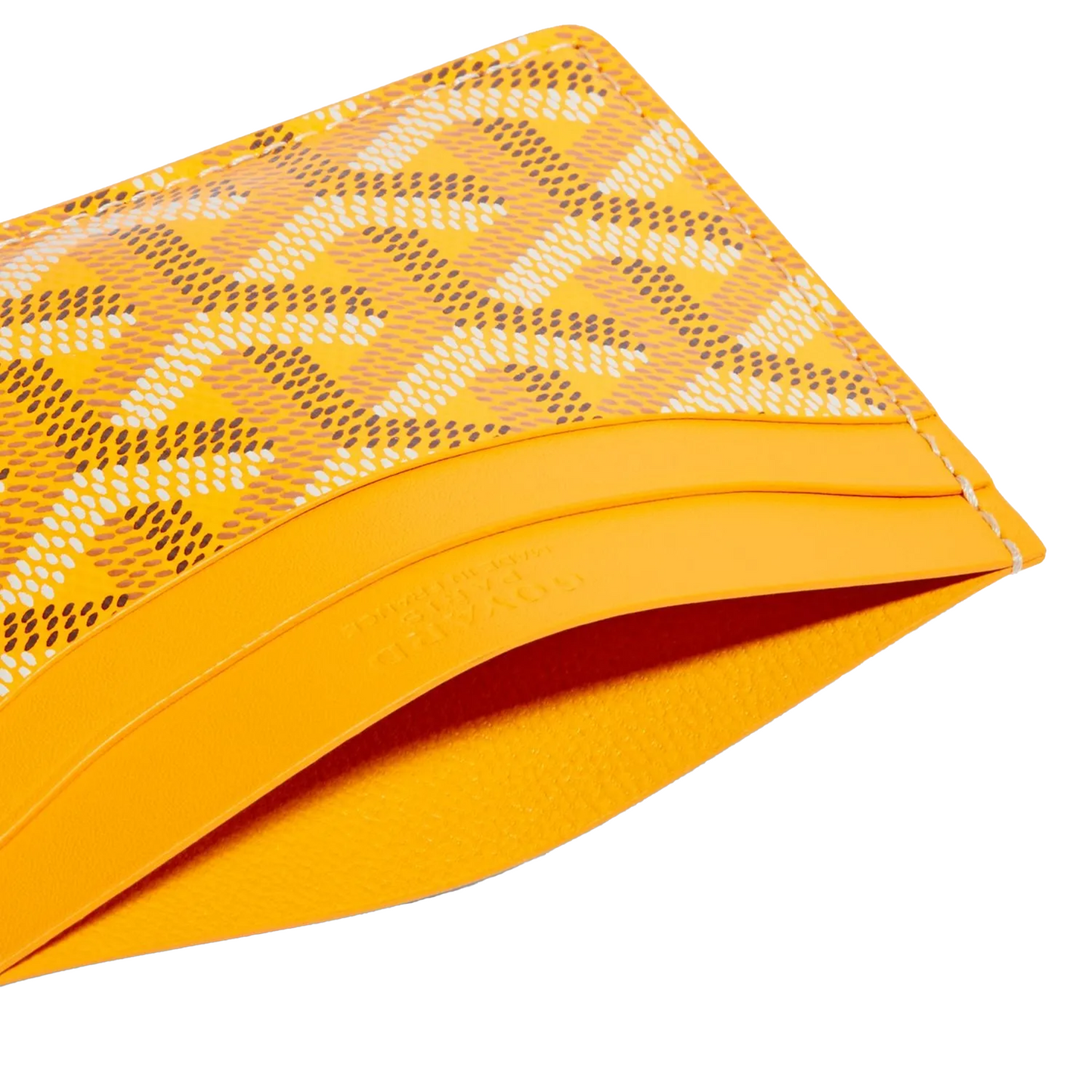 GOYARD Saint-Sulpice Card Wallet Yellow (SS25)