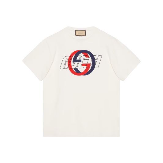 GUCCI Interlocking Graphic Logo Tee Off-White (SS24)