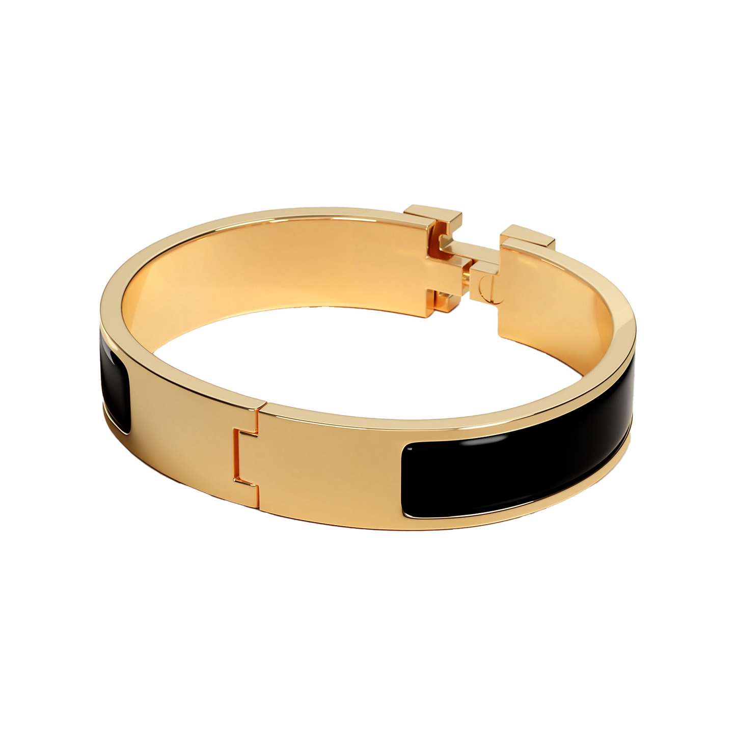 Hermes Clic H Bracelet Noir