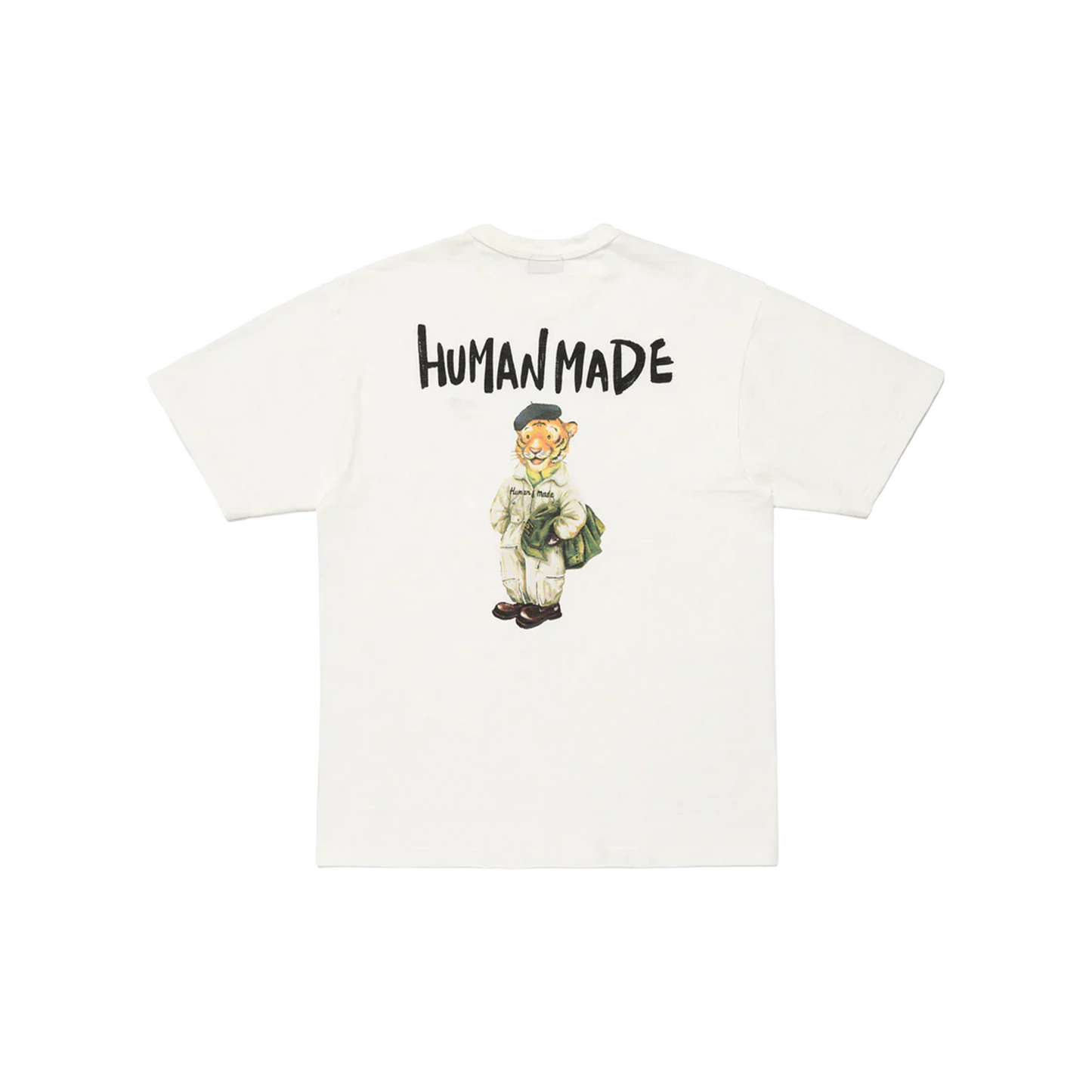 Human Made Polo Tiger Tee White (SS25)